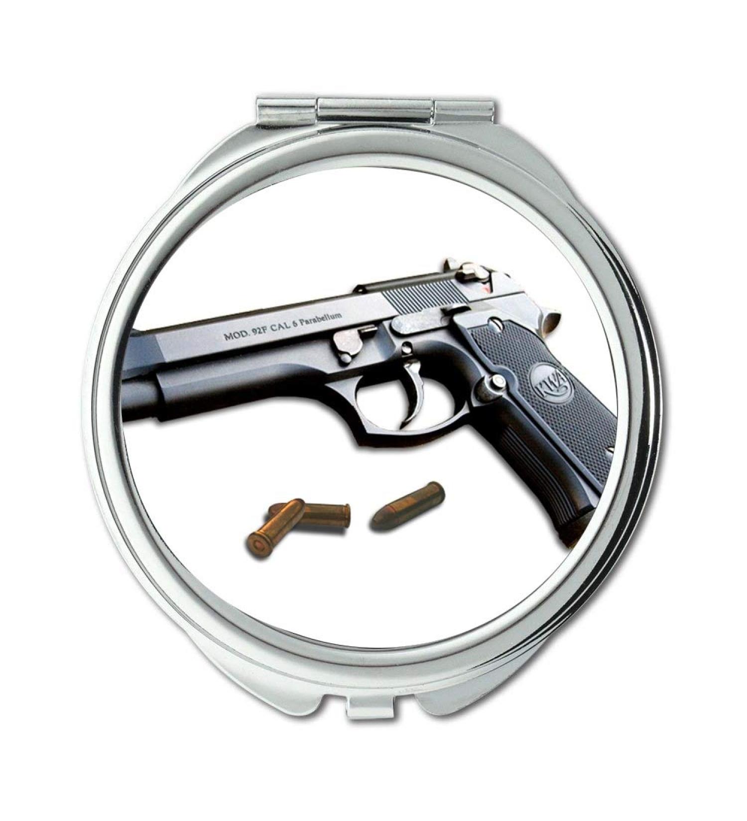 YENDOSTEEN Mirror Compact Mirror gun magnet Round Mirror gun pocket mirror portable mirror - Buy Online on GoSupps.com