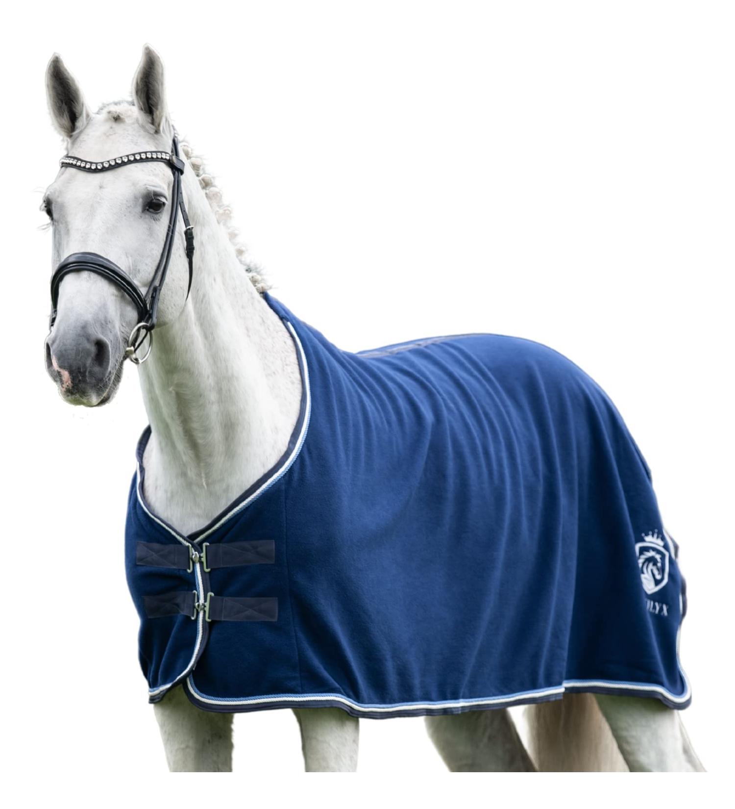Equilyx Sweat Ceiling Horse Blanket - Perfect Fit Fleece Moisture Absorbing Breathable Transport Cover in Royal Blue (145) | International Shipping - Buy Online on GoSupps.com