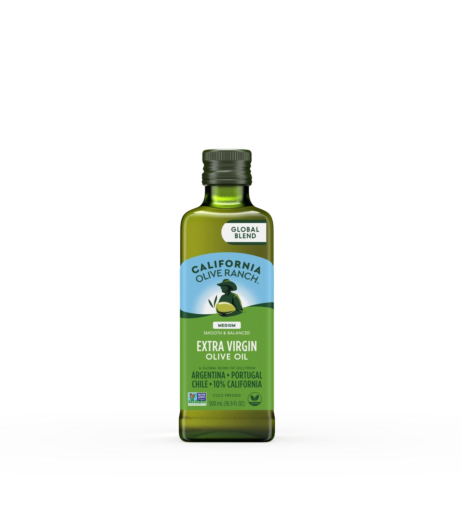California Olive Ranch Extra Virgin Olive Oil 16.9 fl oz - Fresh 100% California Olive Oil - Buy Online on GoSupps.com