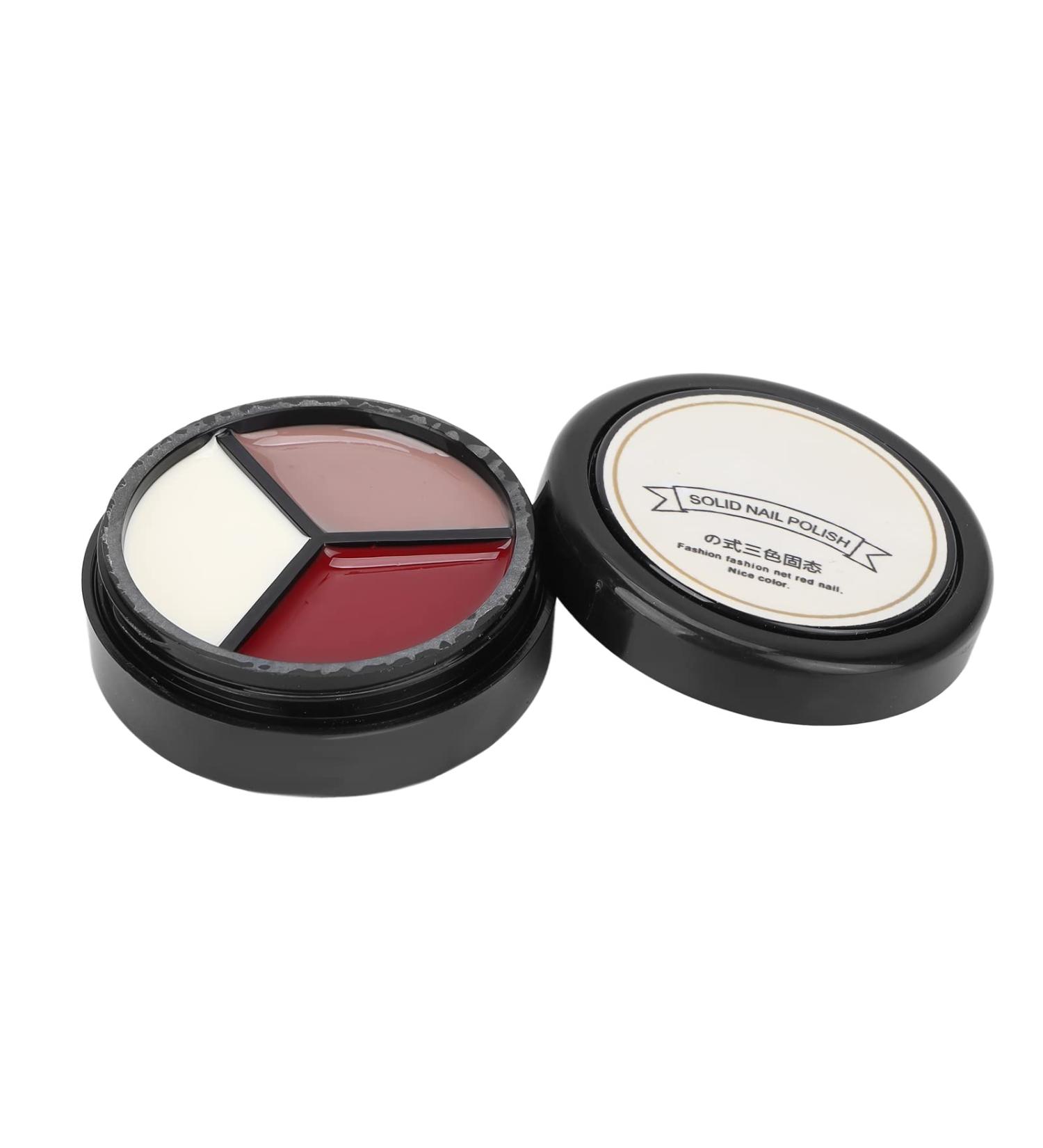 Professional Nail Angel 3-Color Solid Art Cream Polish Glue for Home DIY Manicure - Perfect Design Tool for Women and Girls - Buy Online on GoSupps.com