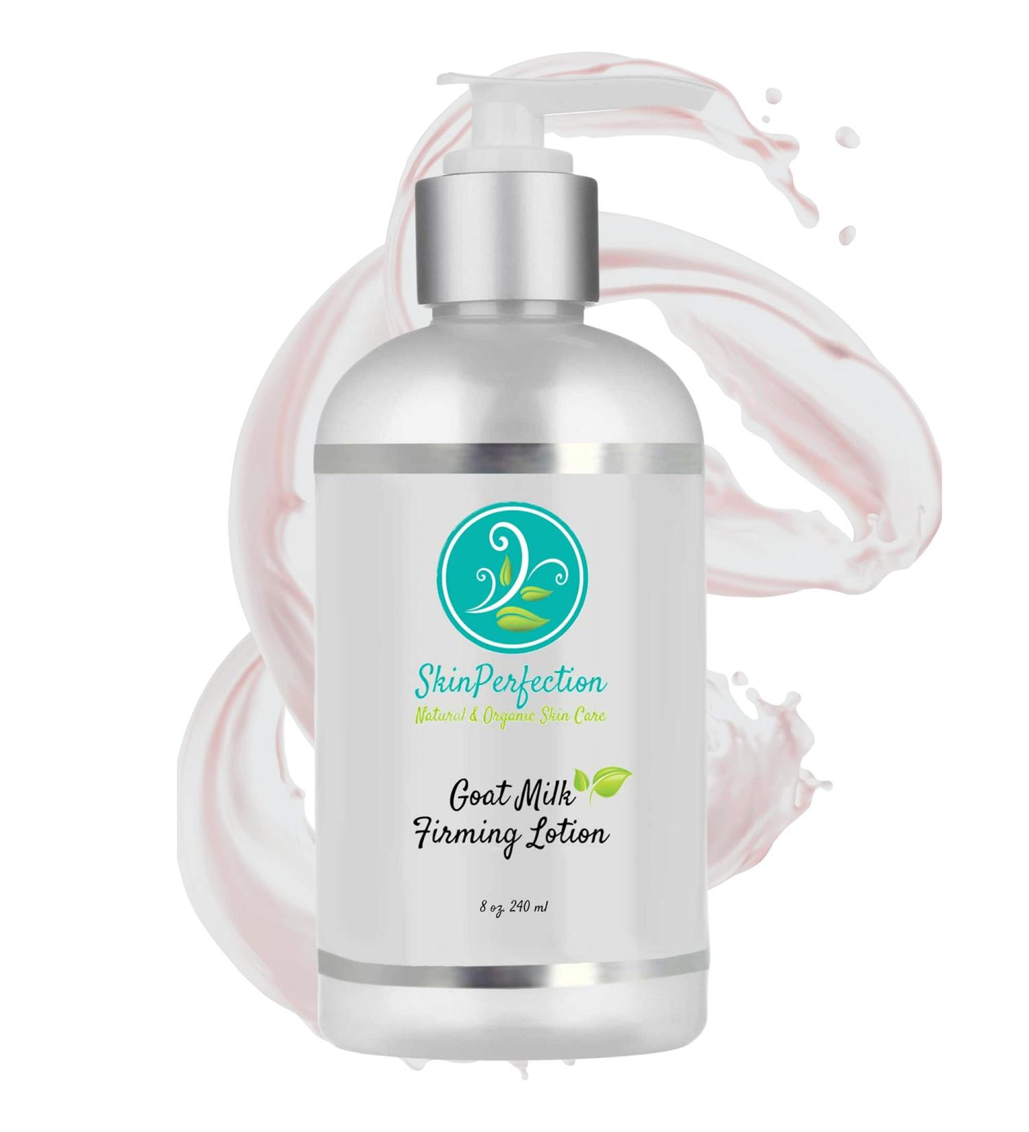 Skin Perfection Goat Milk Firming Lotion - Moisturizing Cream with Pepha Tight Matrixyl 3000 & Natural Lactic Acid for Softer Smoother Skin - 8 Oz | Ideal for Youthful Skin - Buy Online on GoSupps.com