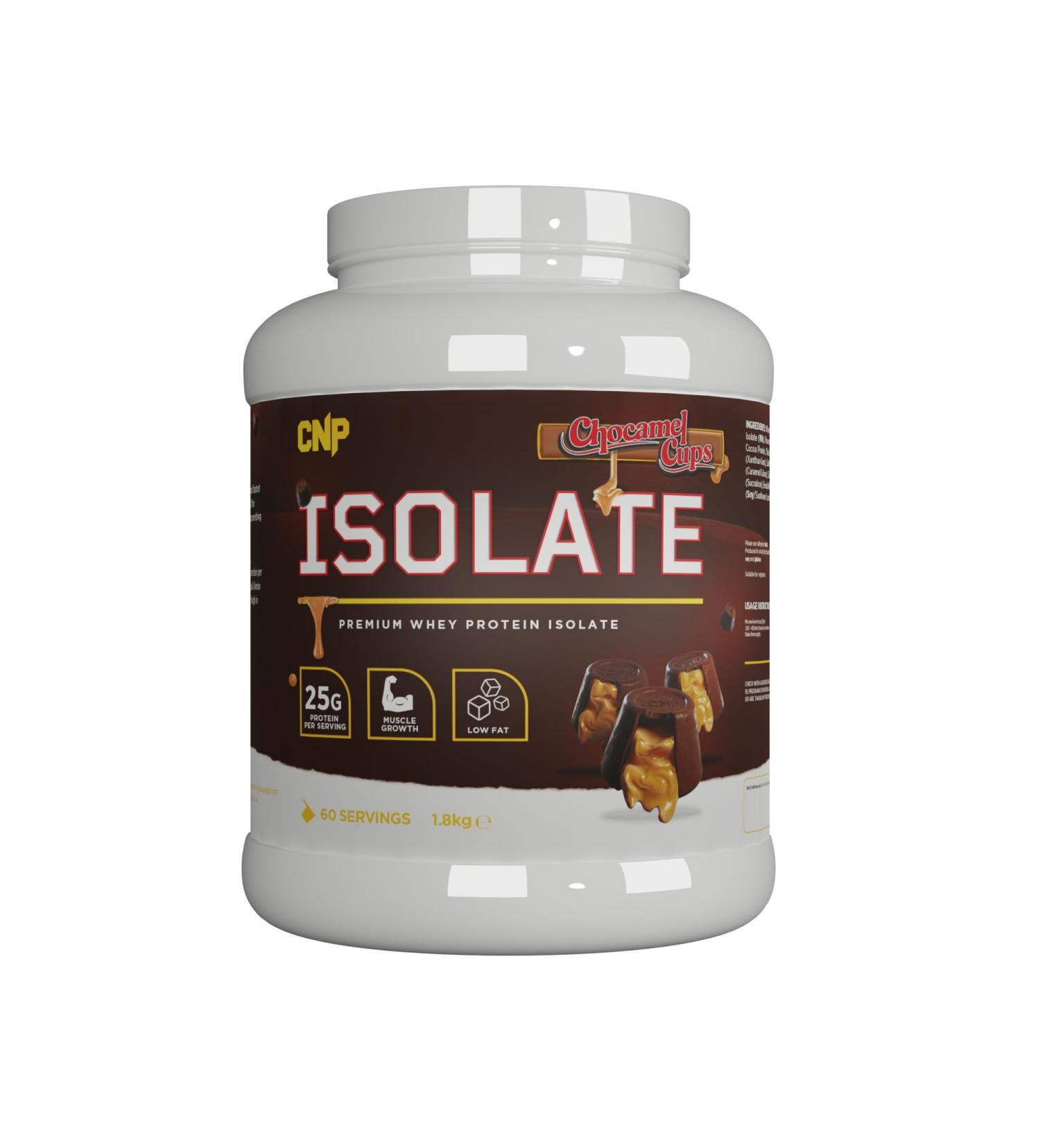 CNP Professional Isolate Premium Whey Protein Isolate 26g Protein Powder - Chocamel Cups 1.8kg - Buy Online on GoSupps.com