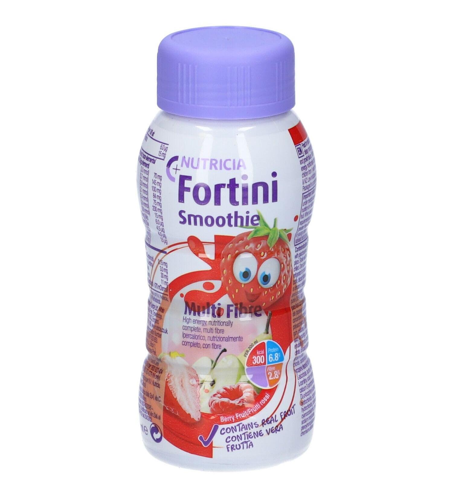 Nutricia Nutricia Fortini Multi Fibre Smoothie 200 ml Red Fruit Flavour