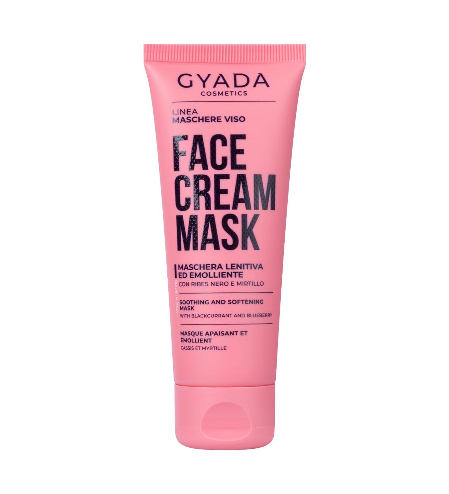  GYADA COSMETICS GYADA COSMETICS Lenitiva Ed Emollient Face Mask Improves the Appearance of Dry Delicate and Sensitive Hair Moisturising Formula Blackberry and Raspberry Oil 75 ml - Buy Online on GoSupps.com