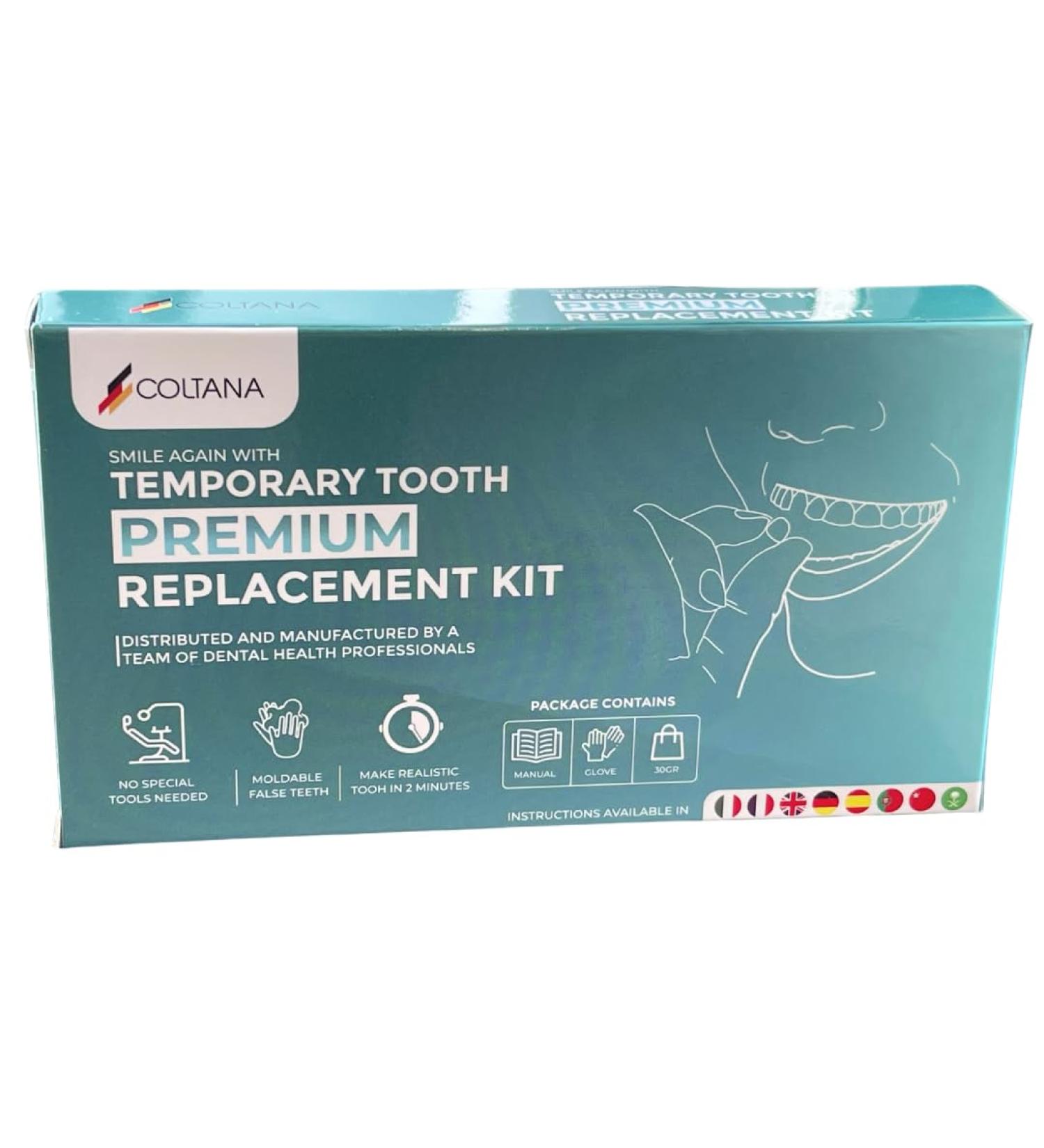 Coltana Provisional Dentures - Temporary Dental Repair Set for Artificial Teeth & Cosmetic Solutions - Buy Online on GoSupps.com