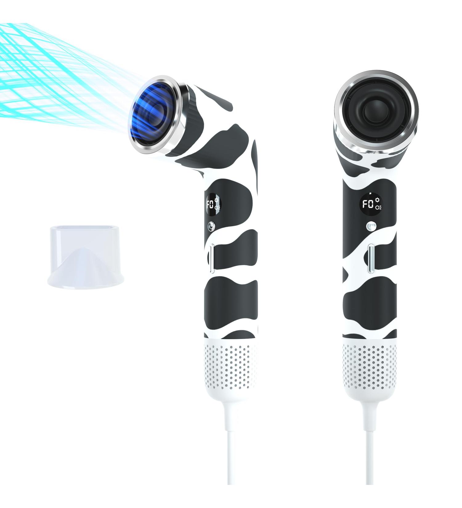 Professional Hair Dryer | 110 000 RPM Fast Drying | 100M Negative Ions for Smooth Hair | 4 Heat & 3 Speed Settings | Lightweight & Travel-Friendly Cow Blow - Buy Online on GoSupps.com