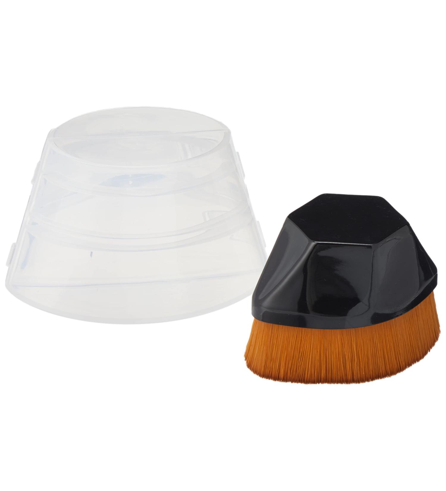 Flower-Shaped Foundation Brush 1PC Foundation Makeup Brush Face Blush Suitable for Mixed Liquid Cream or Flawless Powder Cosmetics Multifunctional Makeup Brush(Black) - Buy Online on GoSupps.com