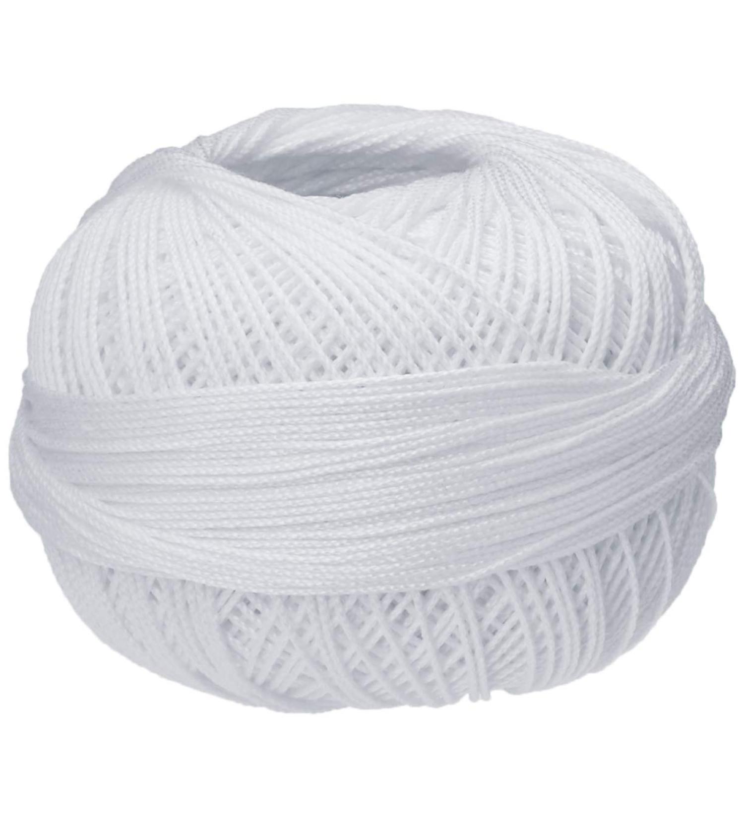 Handy Hands Egyptian Cotton Crochet Thread Tatting & Knitting Thread Lace Size 10 - Snow White (25g/122yds) | HH10601 - Buy Online on GoSupps.com