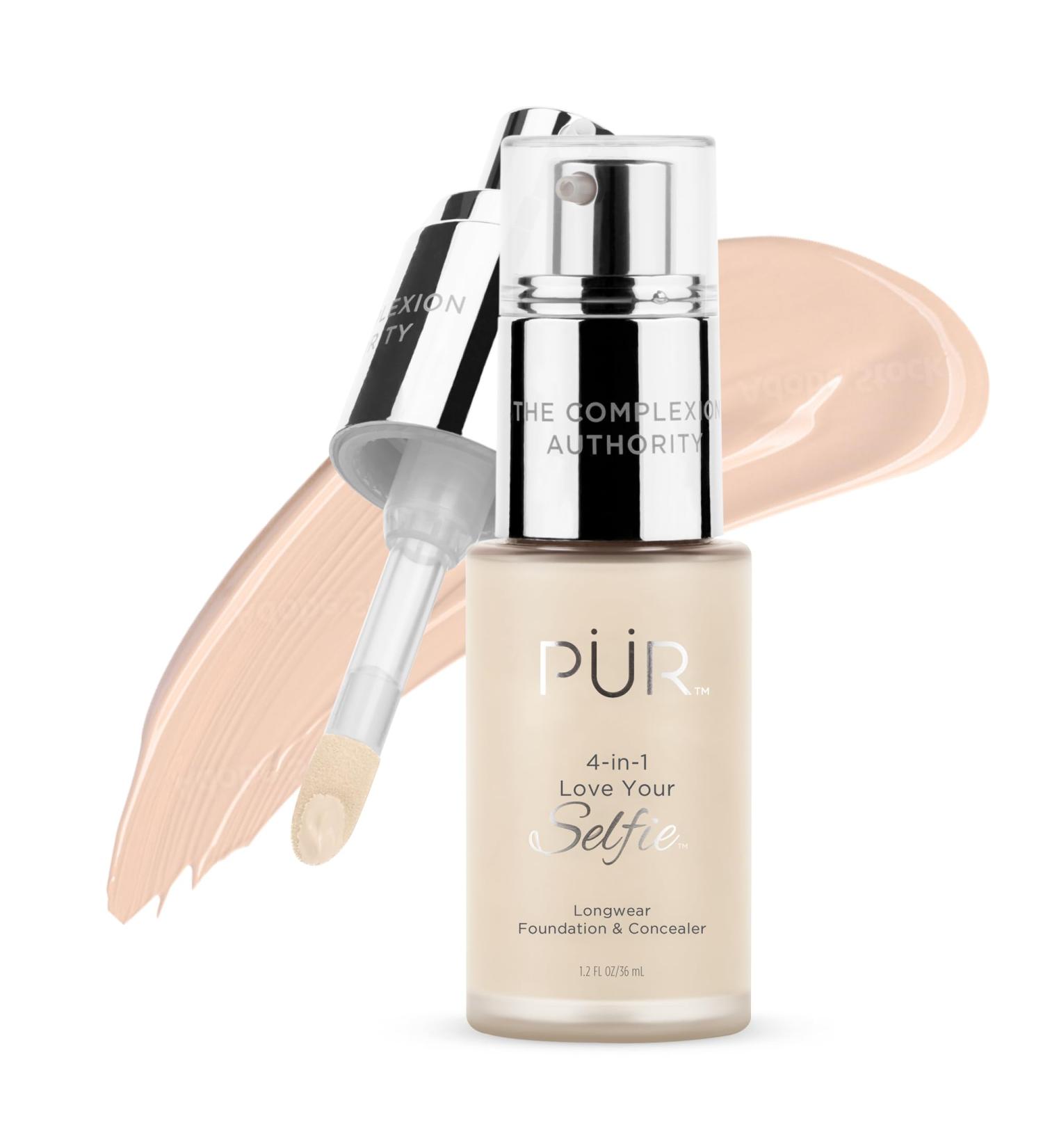 4-in-1 Love Your Selfie Longwear Foundation & Concealer - LG3 by Pur Cosmetics - 1 oz Makeup for Women | International Shipping Available - Buy Online on GoSupps.com
