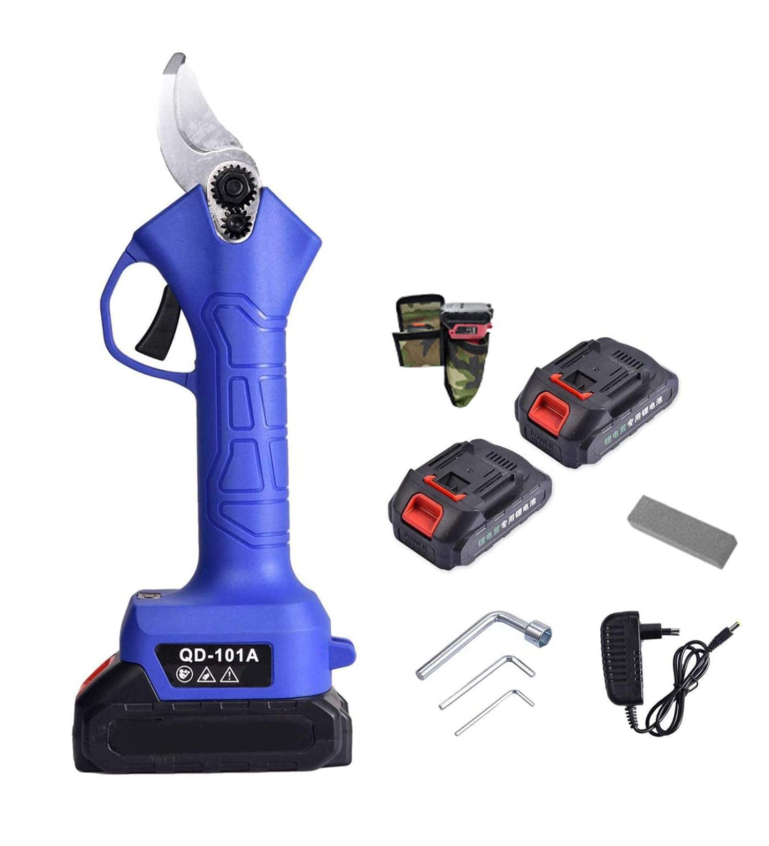 Cordless Electric Pruning Shears with 1 Pack Rechargeable 2Ah Lithium Battery Powered Tree Branch Pruner 25Mm Cutting Diameter 6-8 Working Small Gift - Buy Online on GoSupps.com