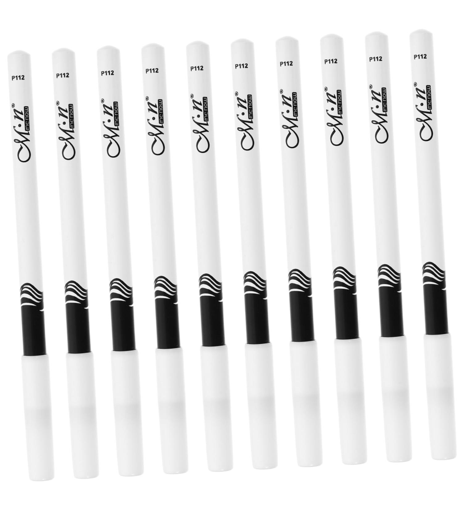 MUSISALY 70 Pcs Lying Silkworm Eyeliner White Makeup Highlight Pencil for Brows Makeup Eyeliners Wooden Pole - Buy Online on GoSupps.com