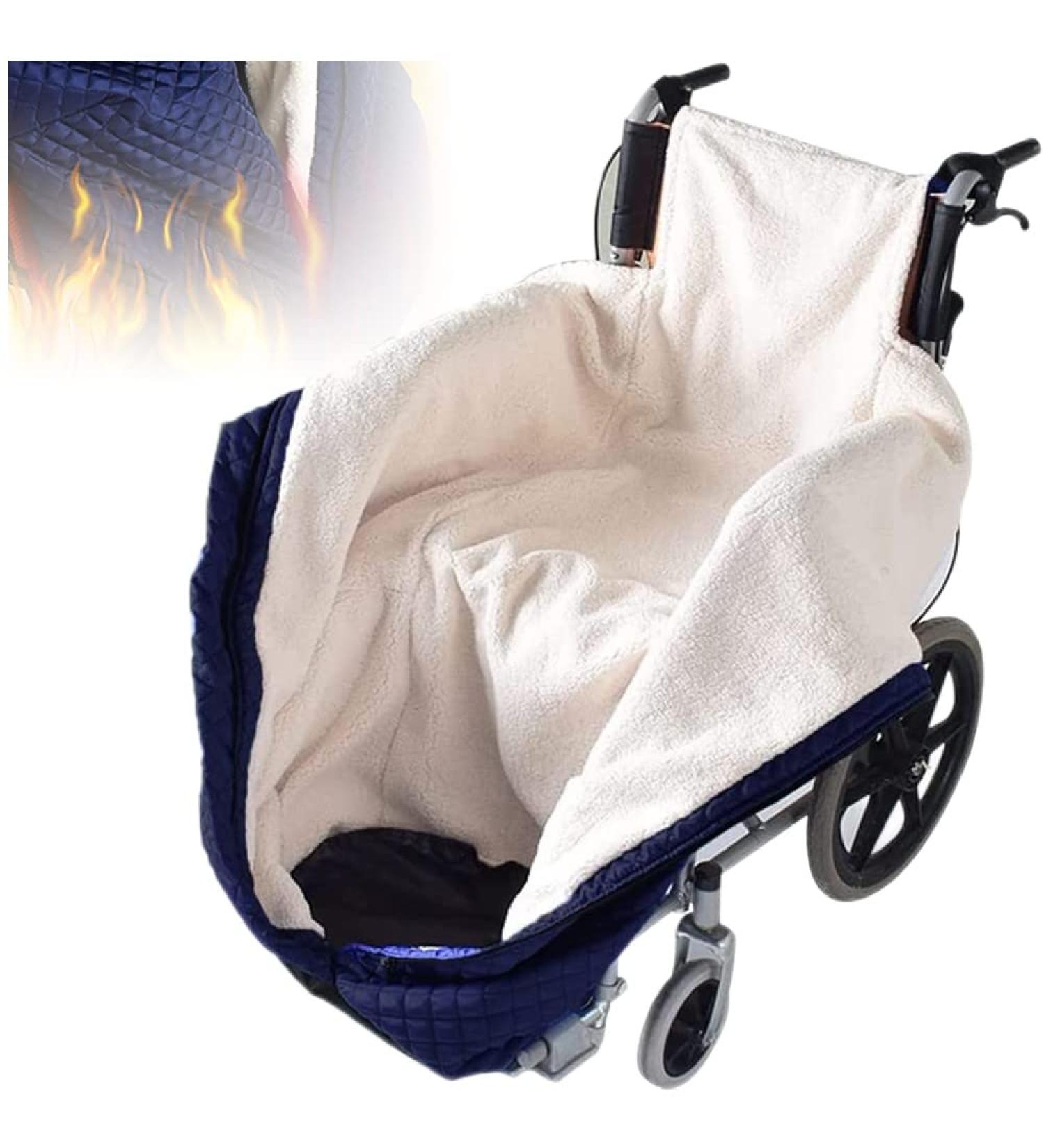 Wheelchair Warm Blanket Thicken Half Package Thermal Blanket Leggings Hot Pack Zipper Comfortable Wheelchair Warm Covers Blanket Bag Warmfor The Aged Patient - Buy Online on GoSupps.com
