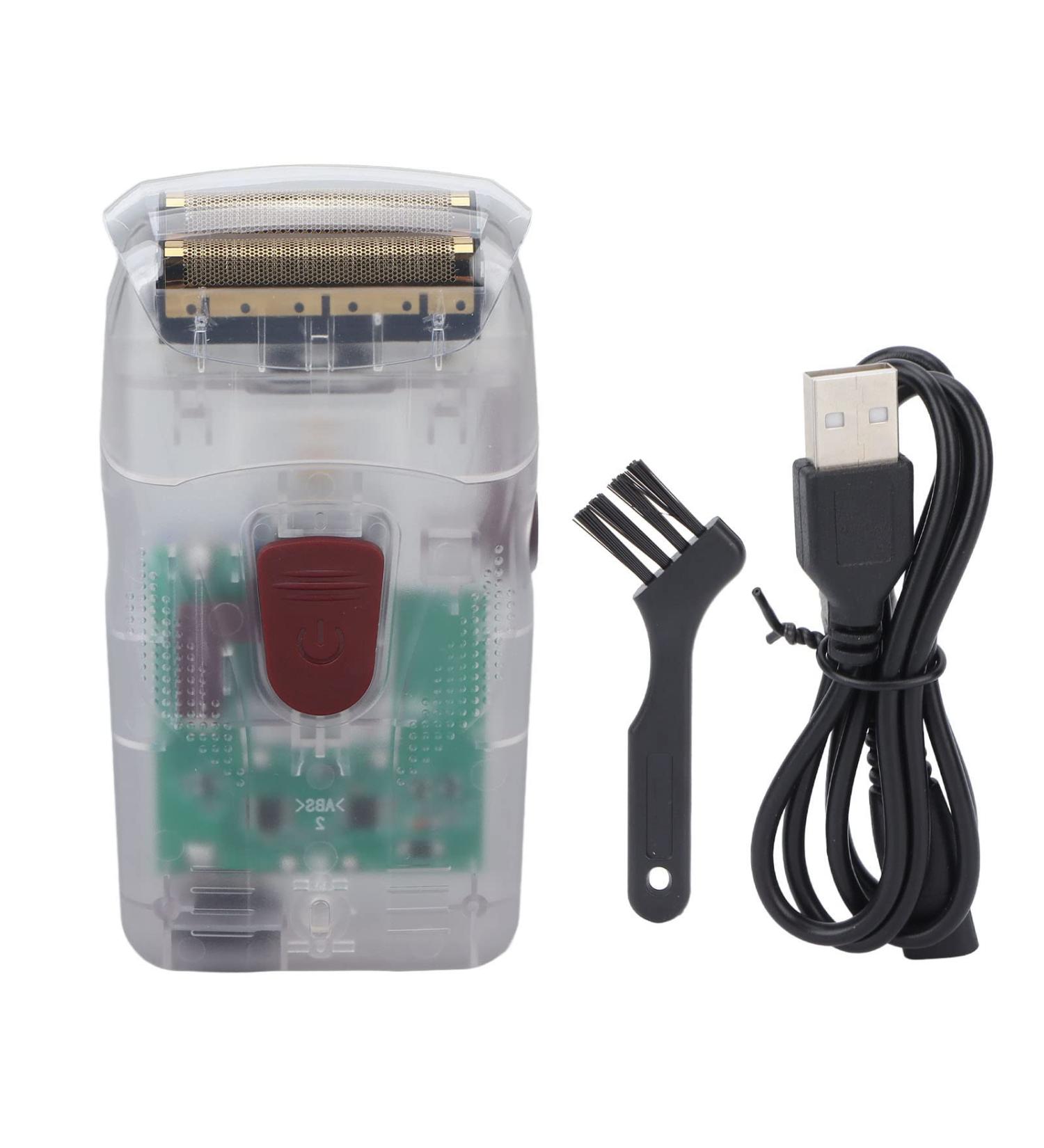 Buy Cordless Waterproof Men s Electric Razor - USB Charging Travel-Friendly Transparent Shell - Buy Online on GoSupps.com