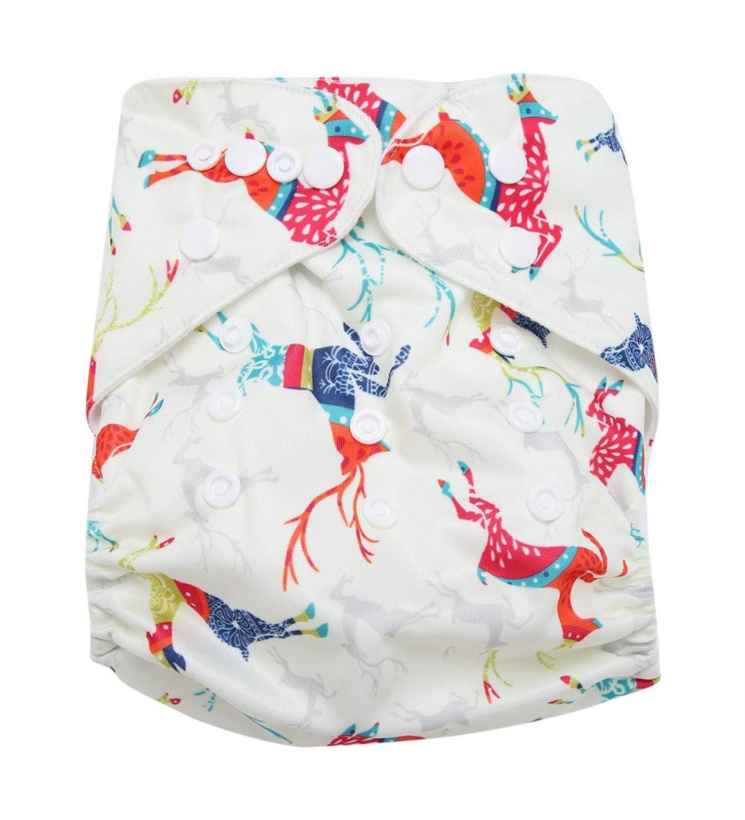 Snap Swim Diaper for Baby, Reusable Absorbent Swimsuit Nappy - One Size Fits All - Buy Online on GoSupps.com