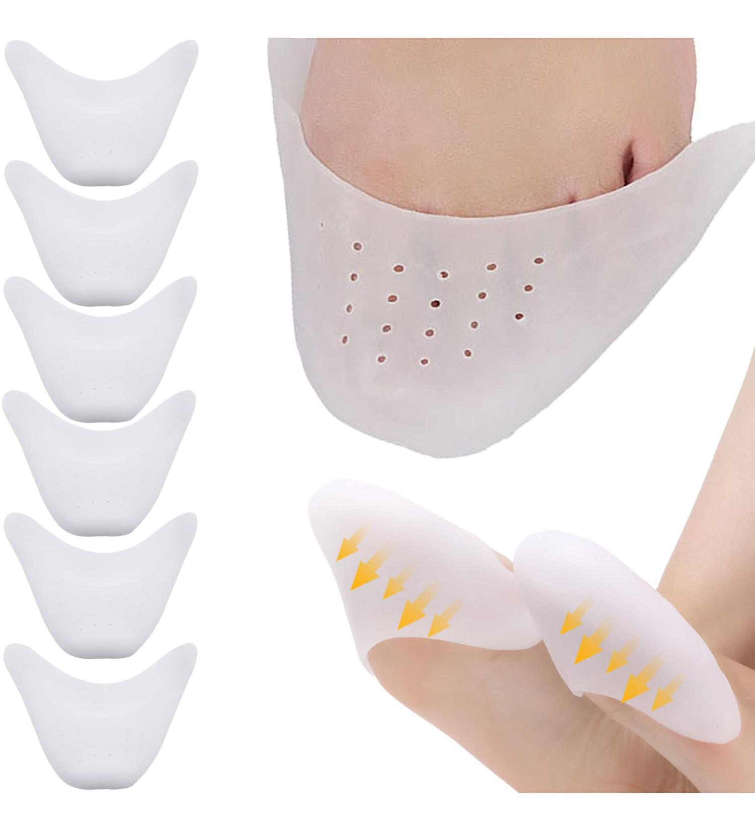 Silicone Toe Protectors | Gel Toe Caps for Pain Relief - Reusable Toe Pads for Women & Men - Buy Online on GoSupps.com