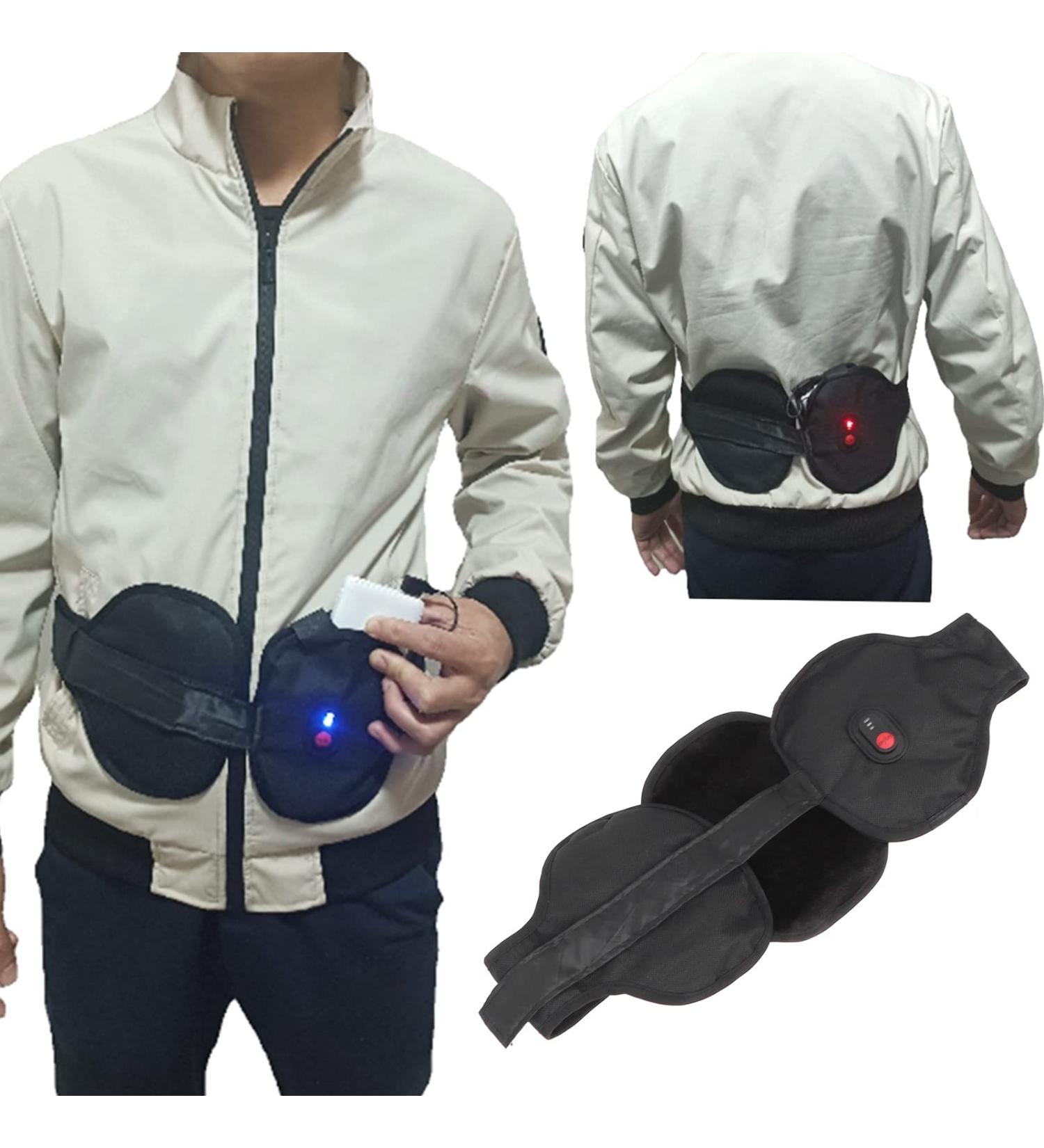 ZJchao Back and Kidney Heating Belts | USB 3-Stage Adjustable Hot Compression | Multifunctional Electric Heating Tape & Pillow for Pain Relief - Buy Online on GoSupps.com