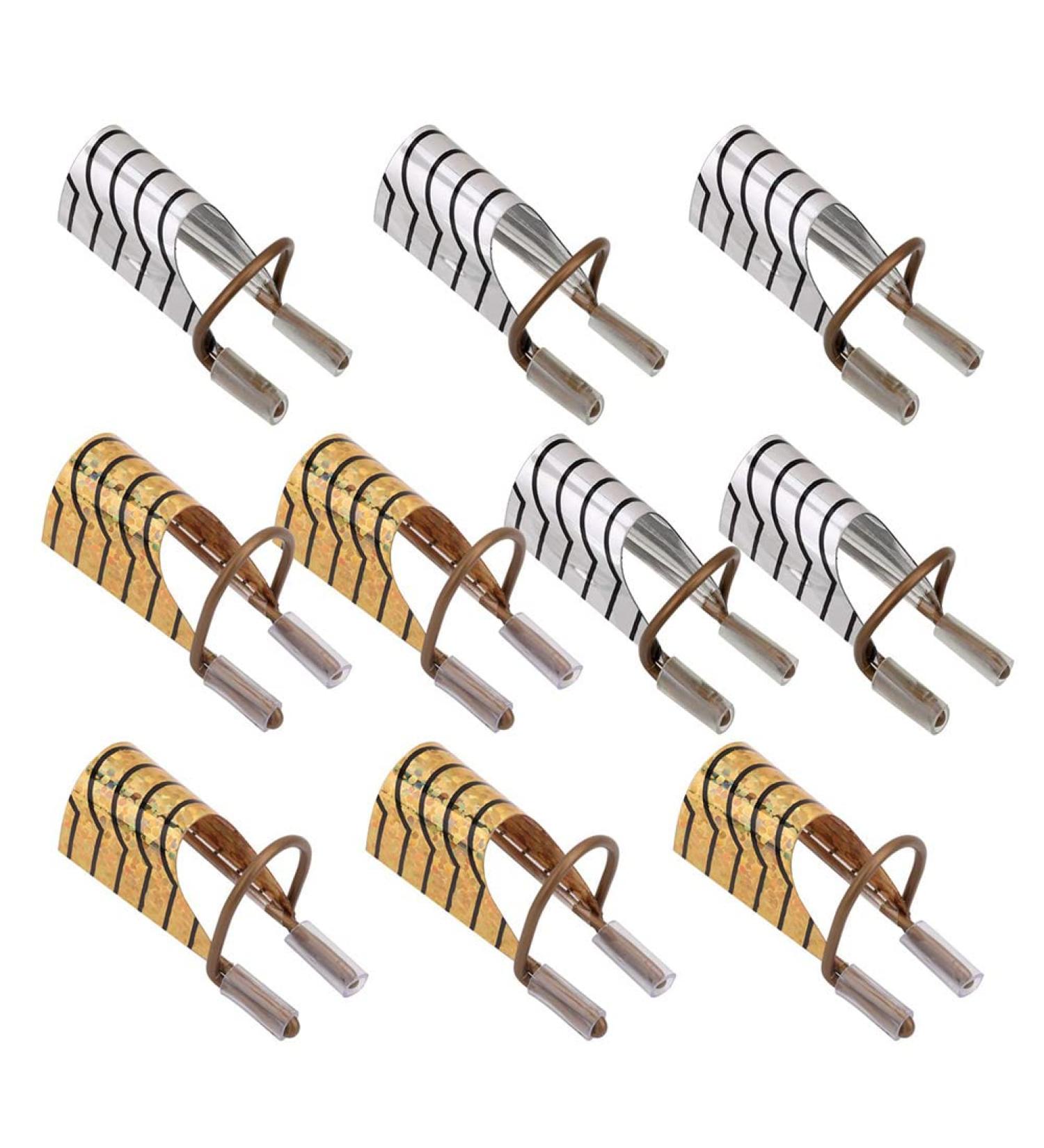 AKOAK 10pcs Reusable Nail Extension Form - Protect Nail Tips Acrylic & UV Gel Guide for Salon & Home Use - Buy Online on GoSupps.com