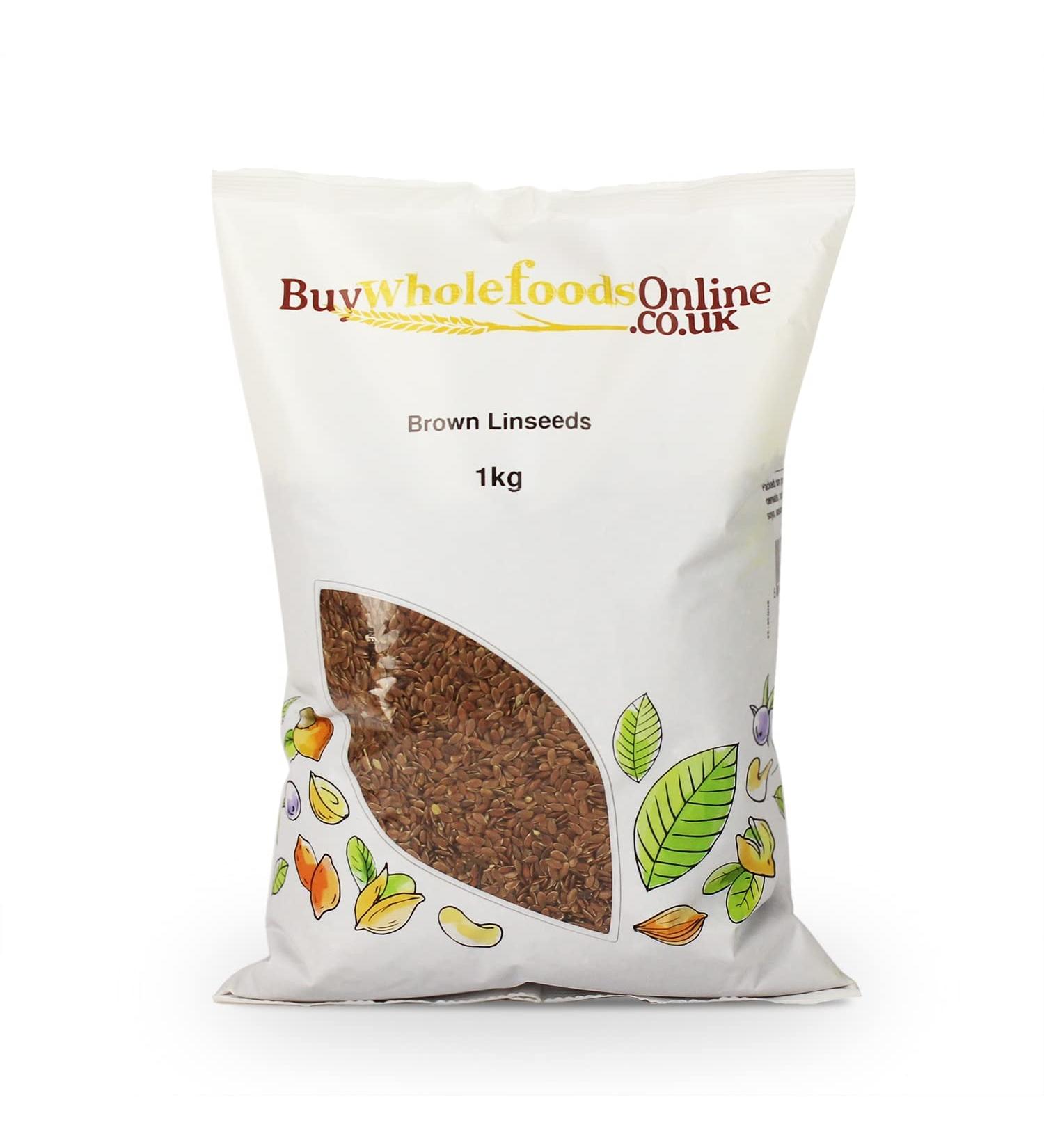 Brown Linseeds 1kg (BWFO) - Buy Online on GoSupps.com