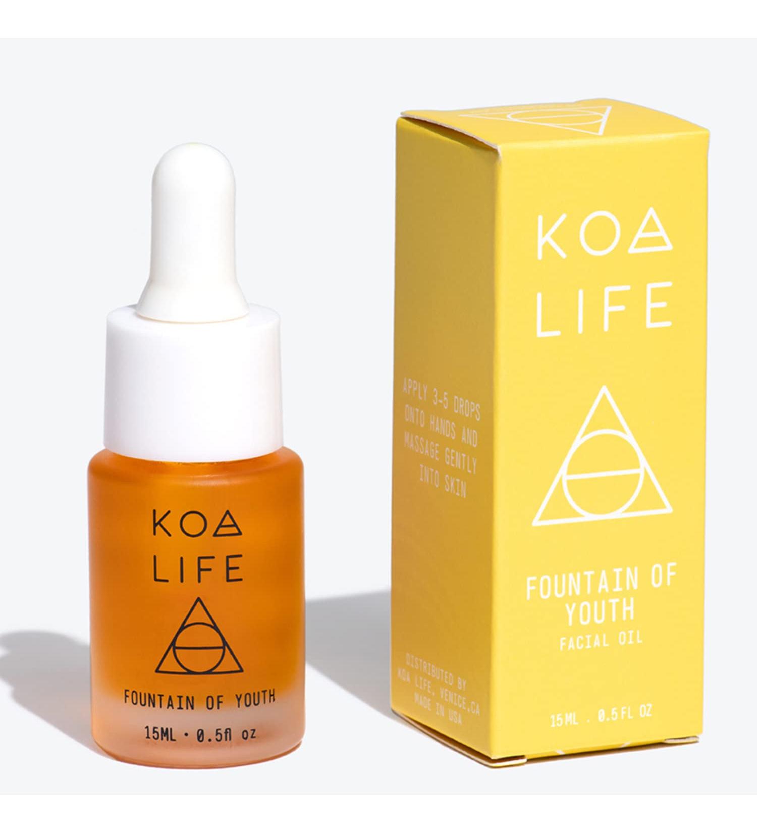 KOA LIFE Anti-Aging Rosehip Face Oil | Doctor-Formulated, Organic, Vegan, Made in USA | Cruelty & Chemical Free Fountain of Youth Formula - Buy Online on GoSupps.com