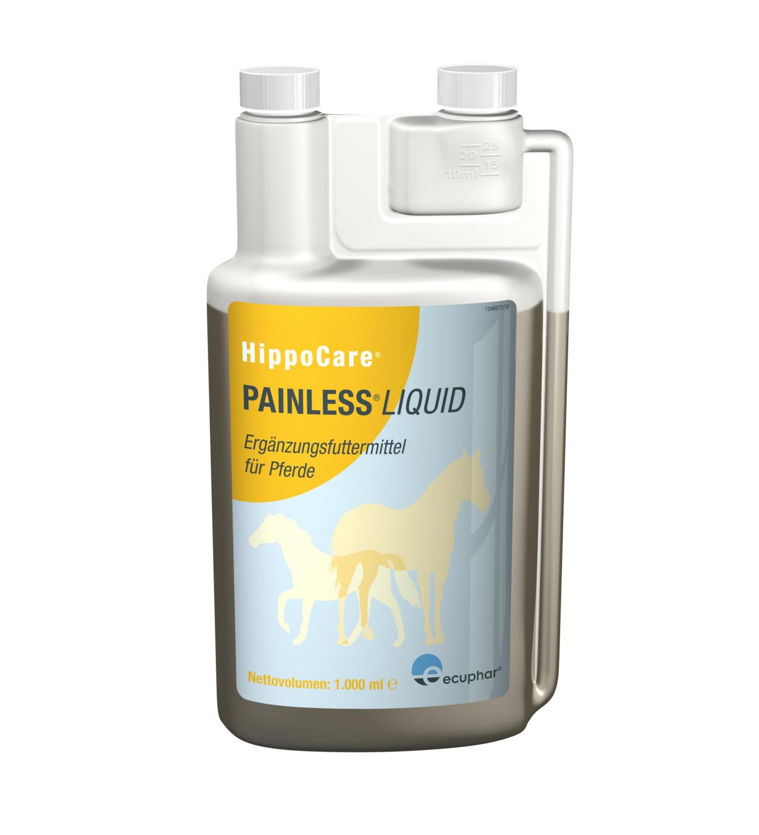 Ecuphar Hippocare Painless Liquid |1 L |Liquid supplementary feed for horses |To support the joint functionAfter bone and joint operations