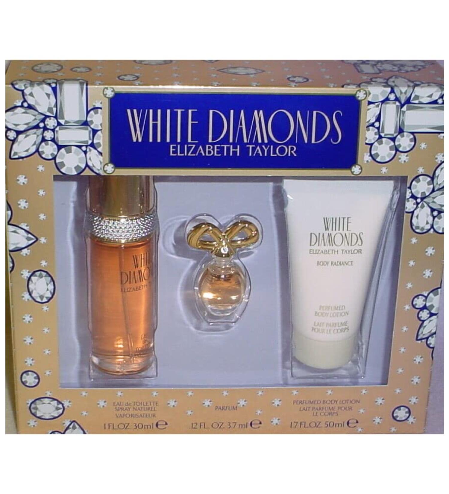 Elizabeth Taylor White Diamonds 3 Pc Gift Set For Women