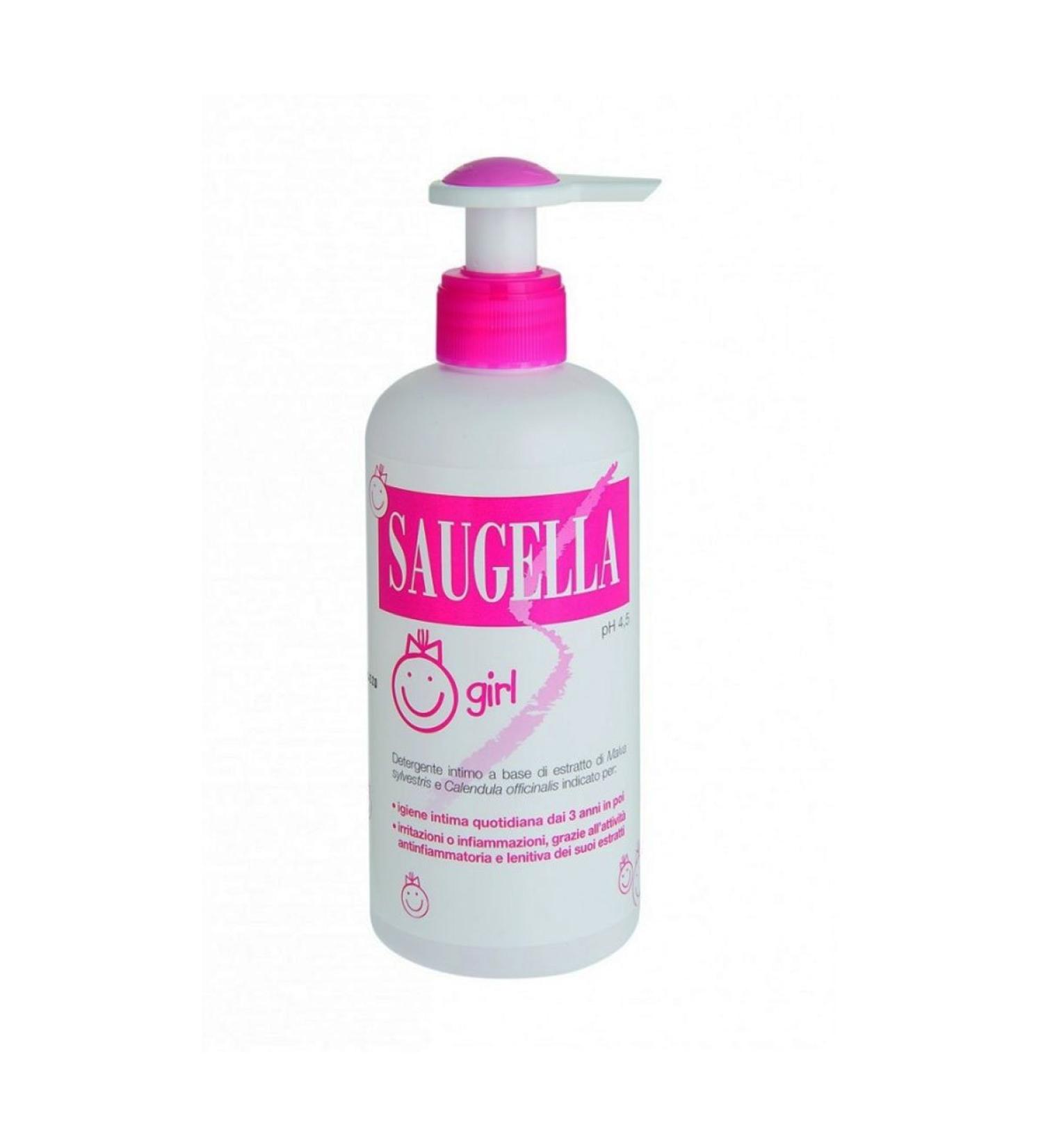 Saugella Girl washing lotion for intimate care for young girls 200 ml 200 ml (1 pack)