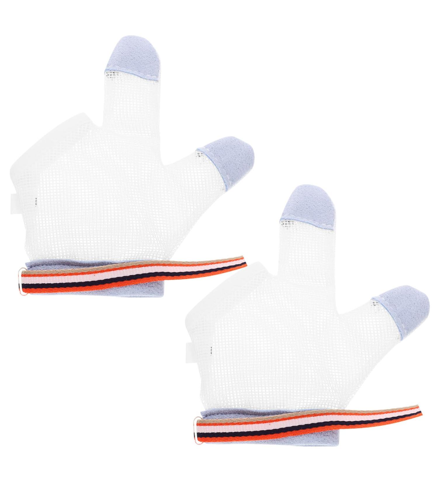 Adorainbow Baby Teething Gloves - Thumb Sucking Stopper & Nylon Mesh Finger Protector for Toddlers | Unisex Teething Solutions - Buy Online on GoSupps.com