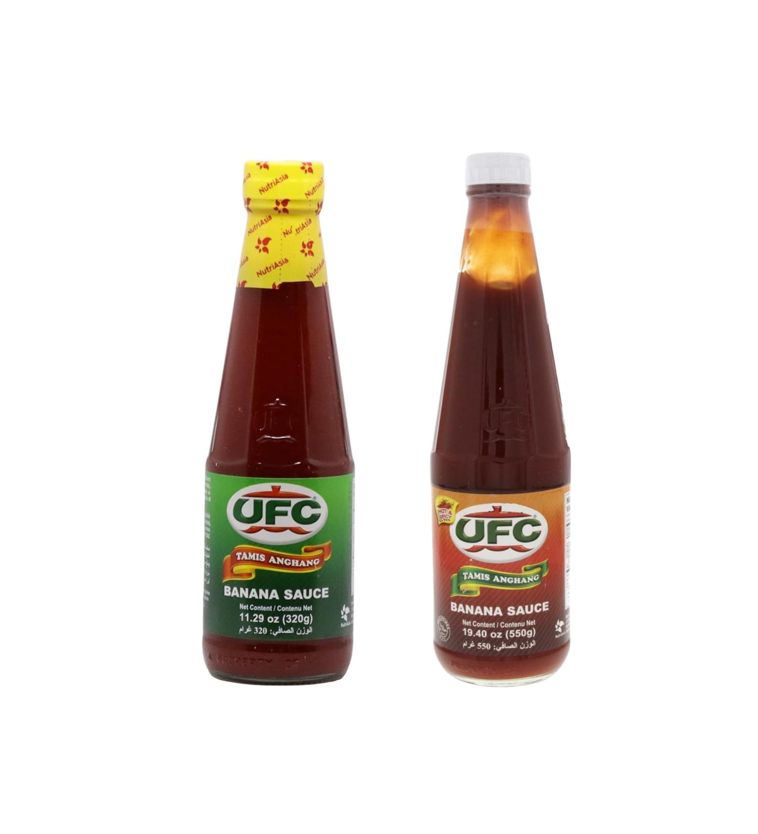 UFC OG ASIA Banana & Sweet Spicy Chilli Sauces Authentic Thai Flavor 640g (Pack of 2) - Buy Online on GoSupps.com