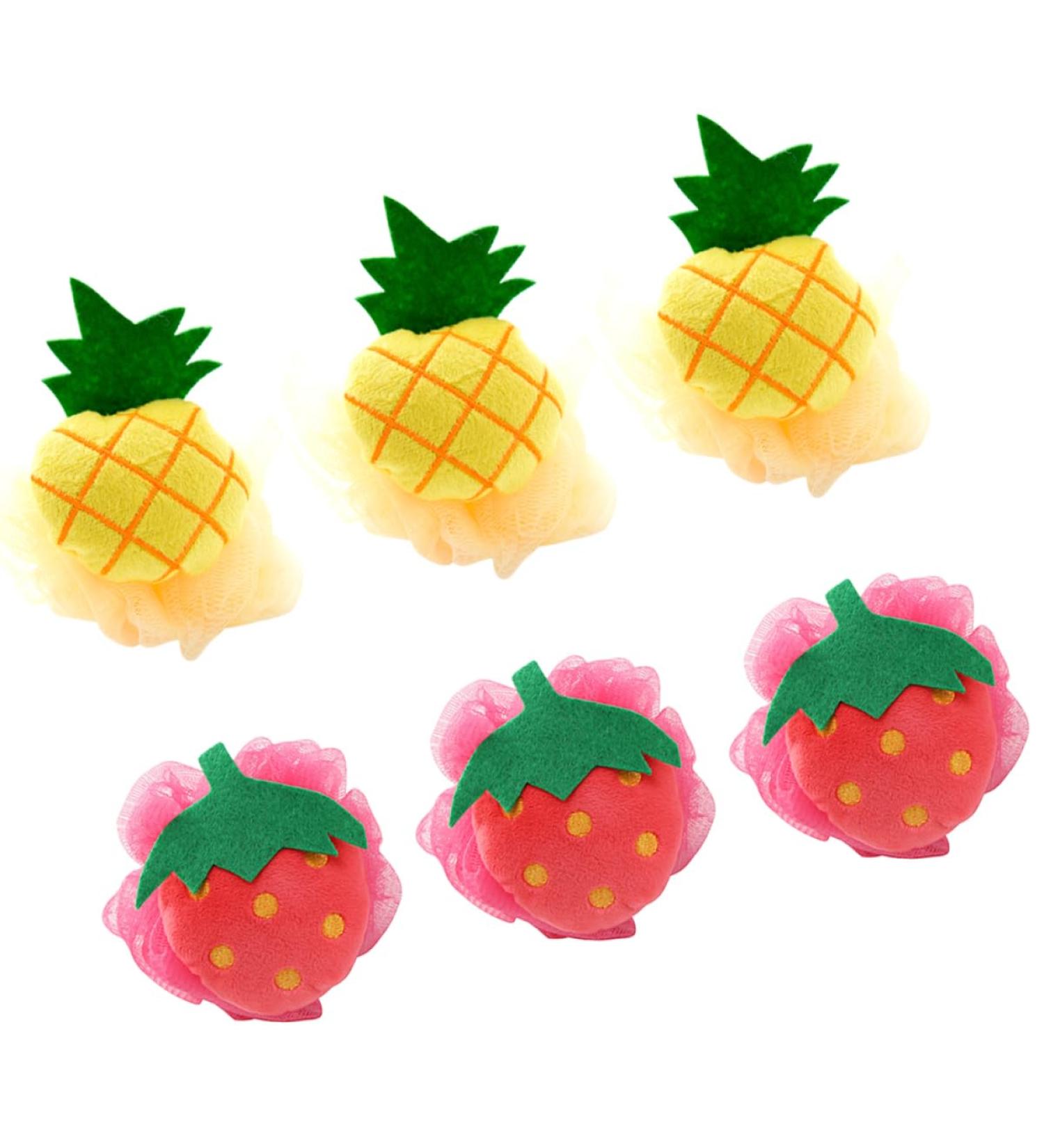 FOMIYES Natural Loofah Sponge Set - 6pcs Bath Scrubber for Exfoliation & Cleansing | Eco-Friendly Shower Loofah | International Shipping Available - Buy Online on GoSupps.com