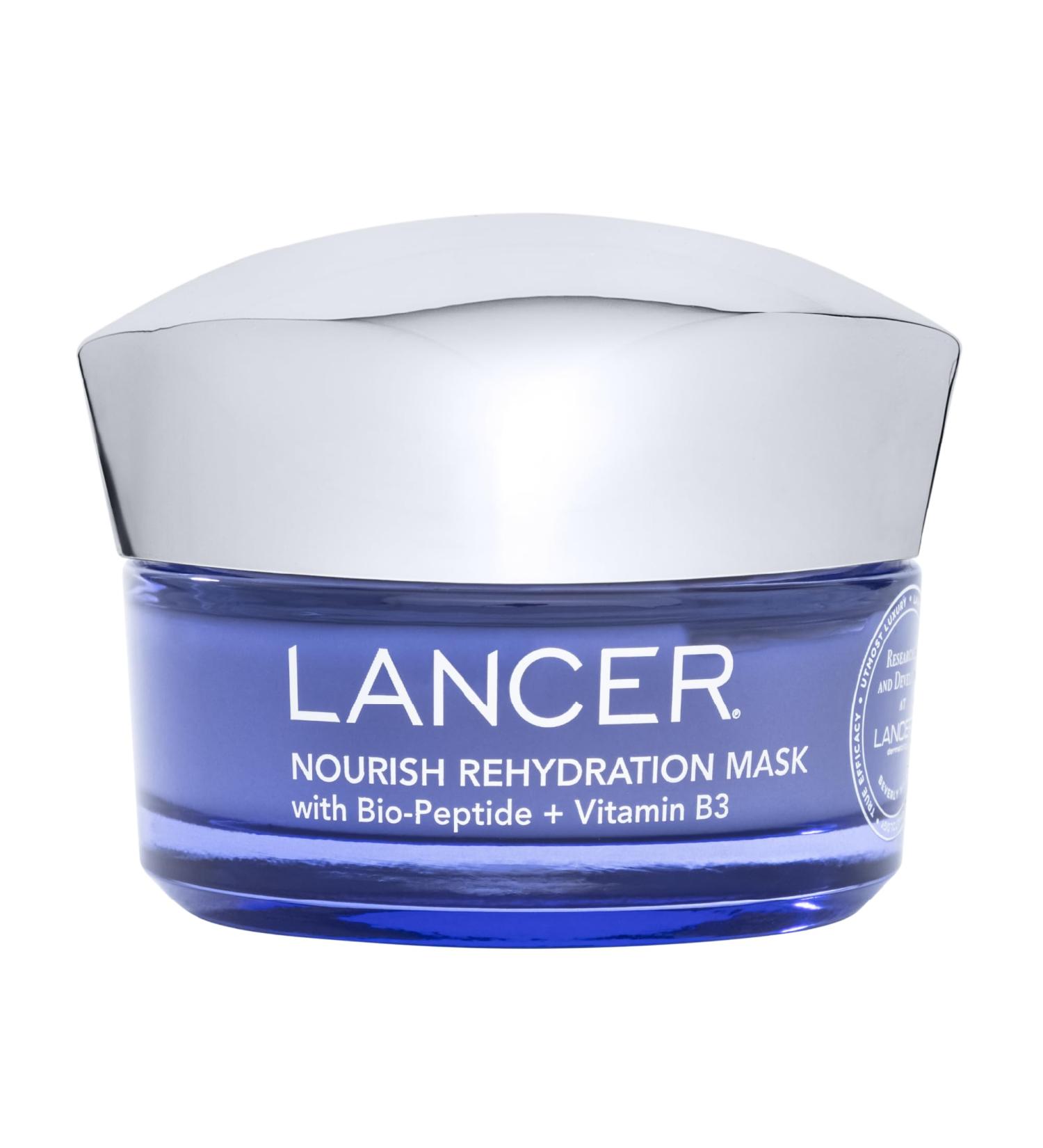 Shop Lancer Skincare Nourish Rehydration Face Mask - Bio-Peptide & Vitamin B3 - 1.7 oz | International Shipping Available - Buy Online on GoSupps.com