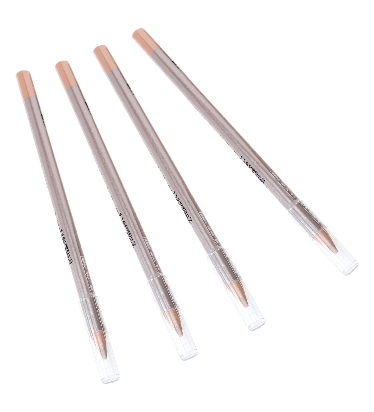 KALLORY Spot Scar Concealer Pen Pen 4Pcs Pens Portable Spot Scar Pens Wooden Pencils Spot Pencils Makeup Makeup 16x0.8cm Ivory - Buy Online on GoSupps.com