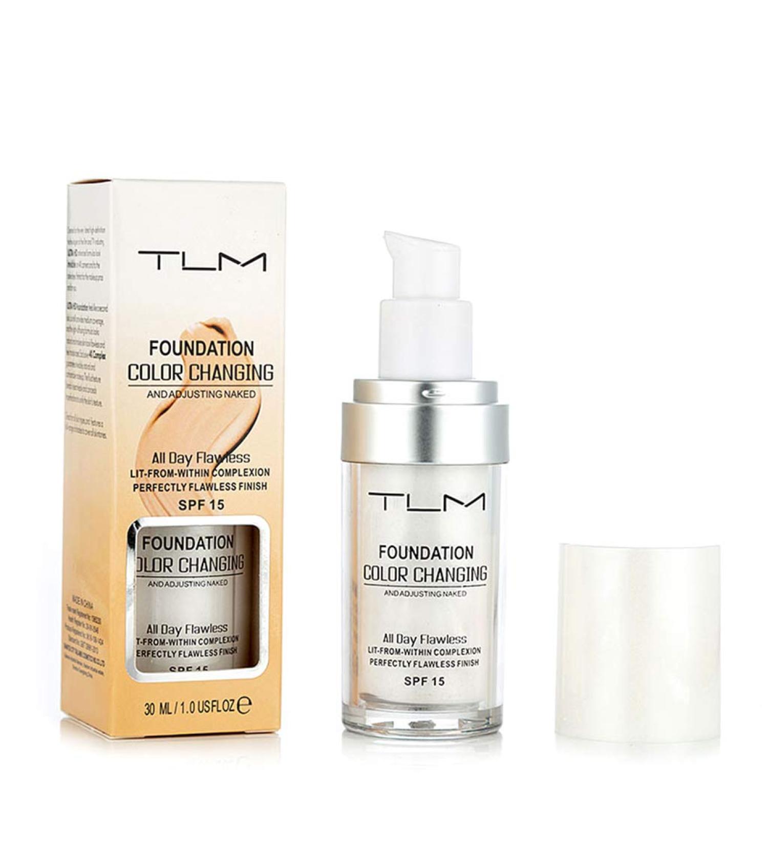 ruiruiNIE 1Bottle 30ml Color Change Foundation TLM Makeup Change Skin Tone Concealer - Buy Online on GoSupps.com