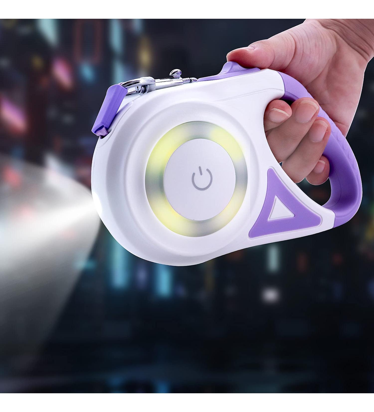 Moyouno 5m Retractable Dog Leash - Durable Extendable Leash for Small to Large Breeds with LED Lights | Shop Internationally! - Buy Online on GoSupps.com