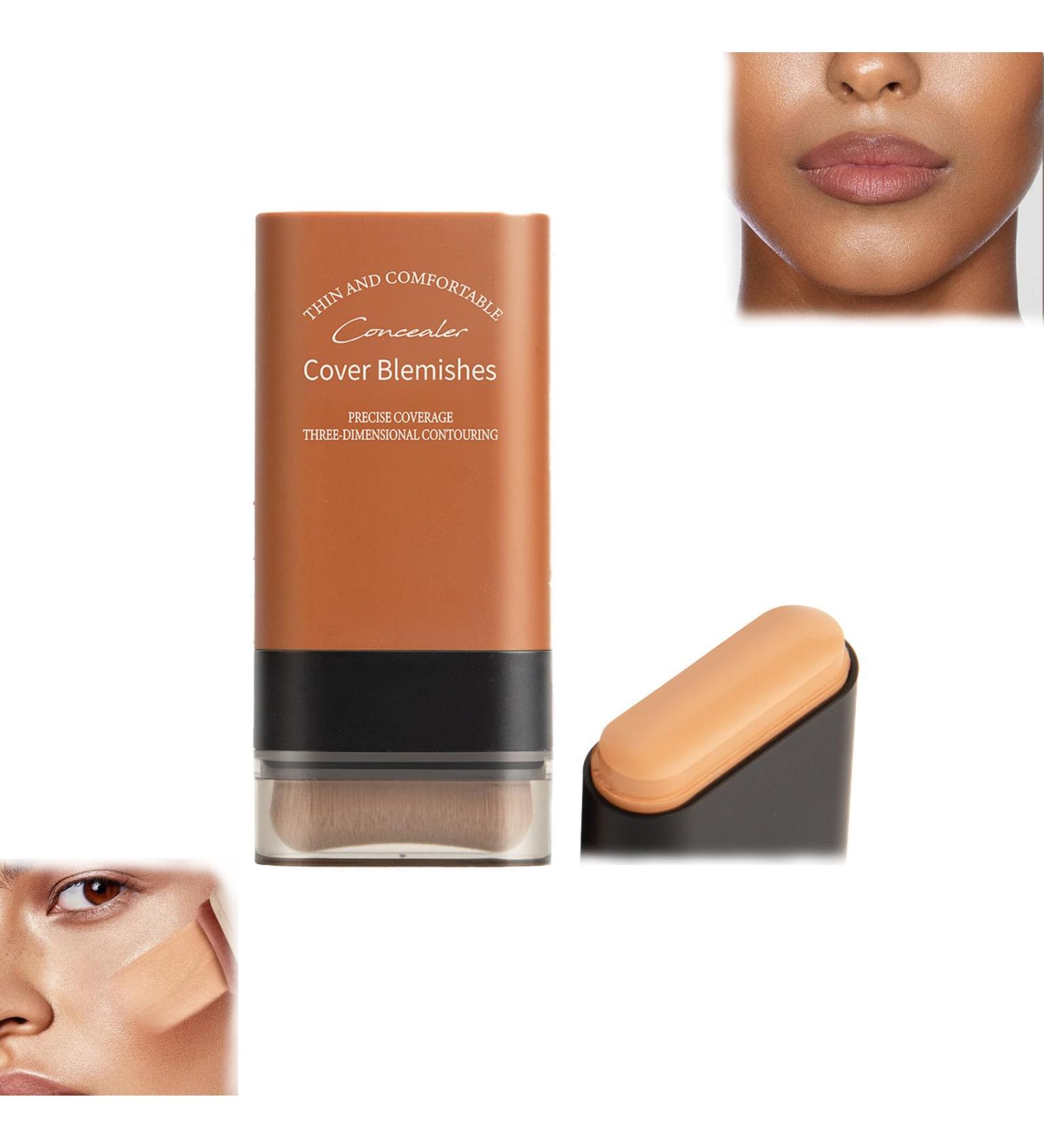 Cooklesa Hydrating Lightweight Foundation Stick with Brush Korea Eraser Foundation Stick Multi-use Foundation Stick Makeup Lightweight Foundation Stick Full Coverage.Thin and Comfortable Cover (#05) - Buy Online on GoSupps.com