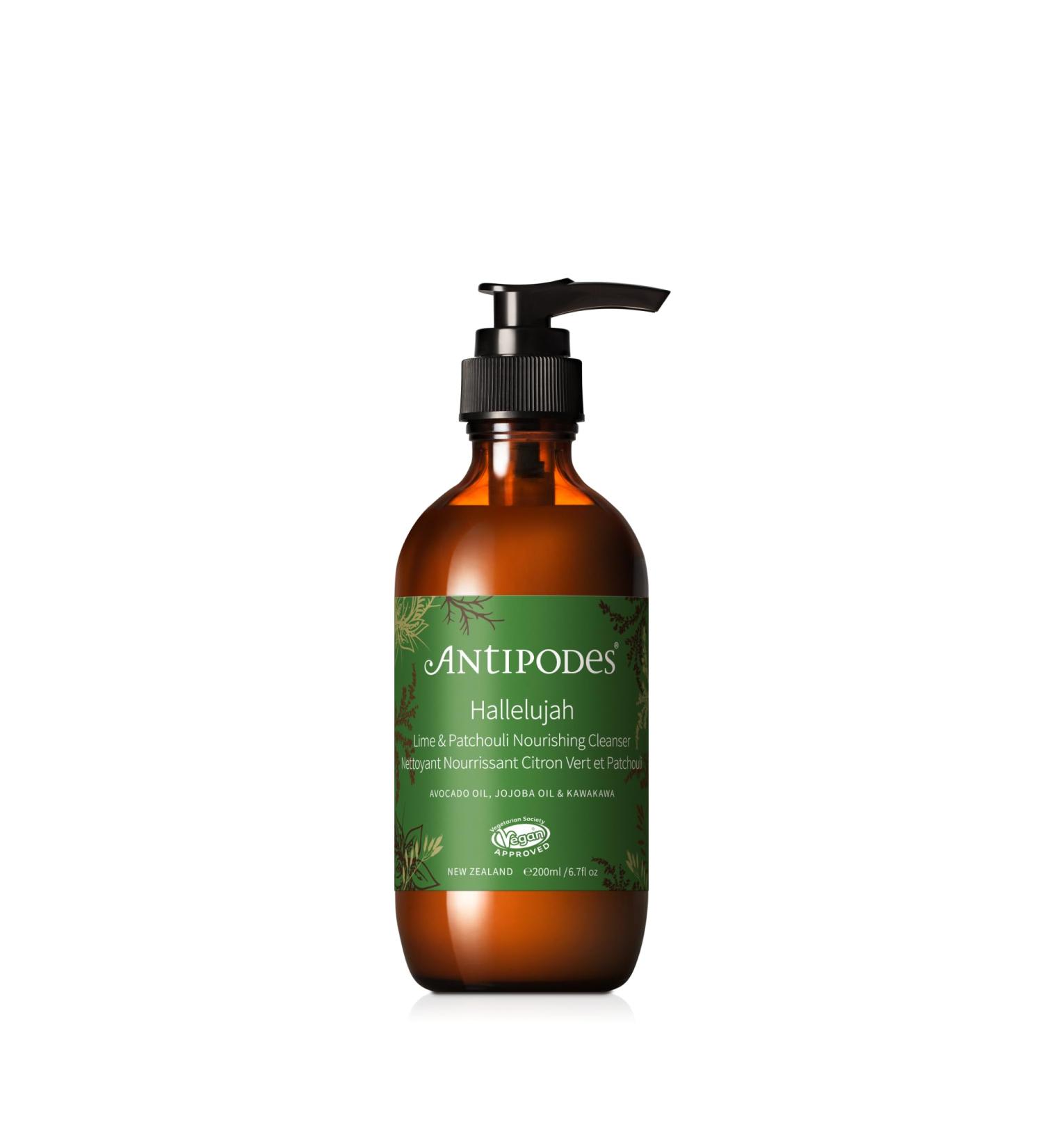 ANTIPODES Hallelujah Lime & Patchouli Cleanser 200 ML - Buy Online on GoSupps.com