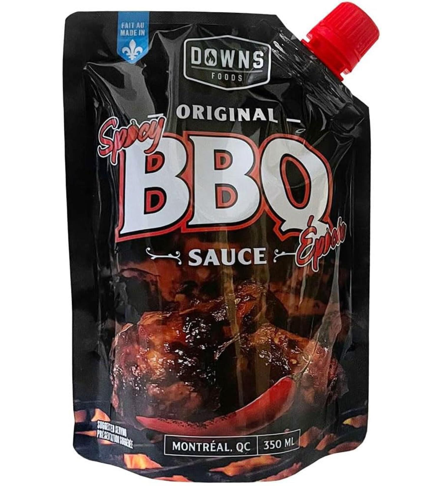 Downs BBQ Sauce Spicy | 350mL/ 12oz - Buy Online on GoSupps.com