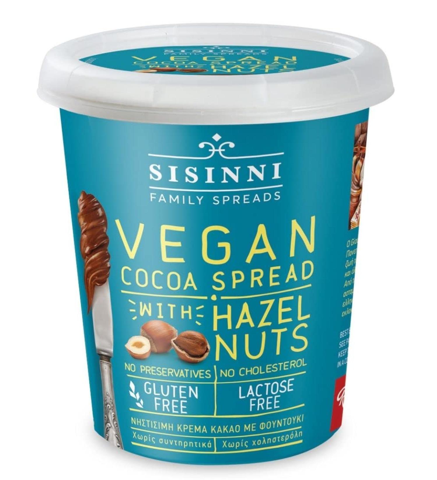 Sissini Vegan Greek Chocolate & Hazelnut Spread 400g