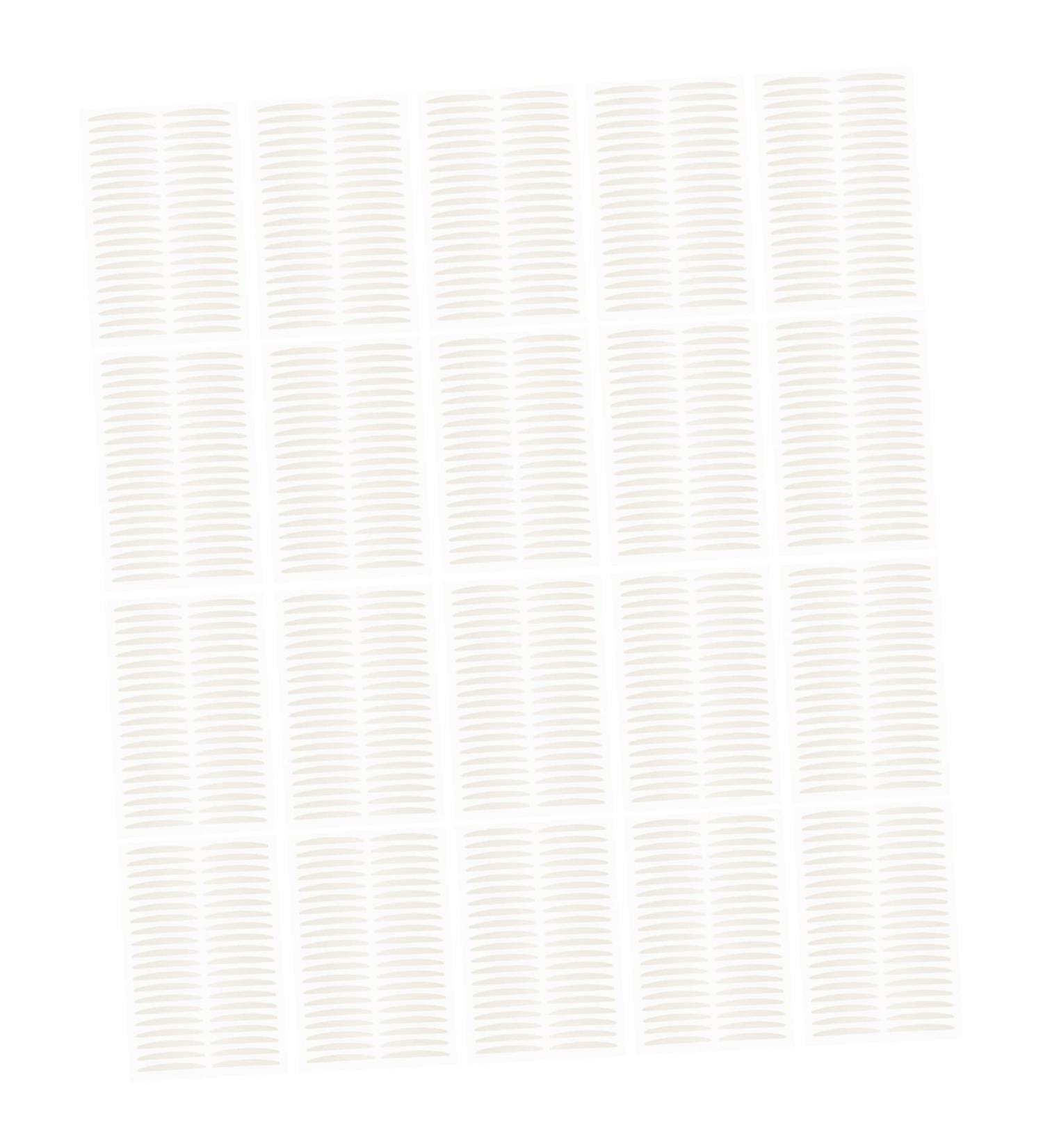 Beavorty Eye Makeup Tools 60 Sheets double eyelid sticker makeup tape double back tape Natural Eyelid Patches semicircle tool - Buy Online on GoSupps.com