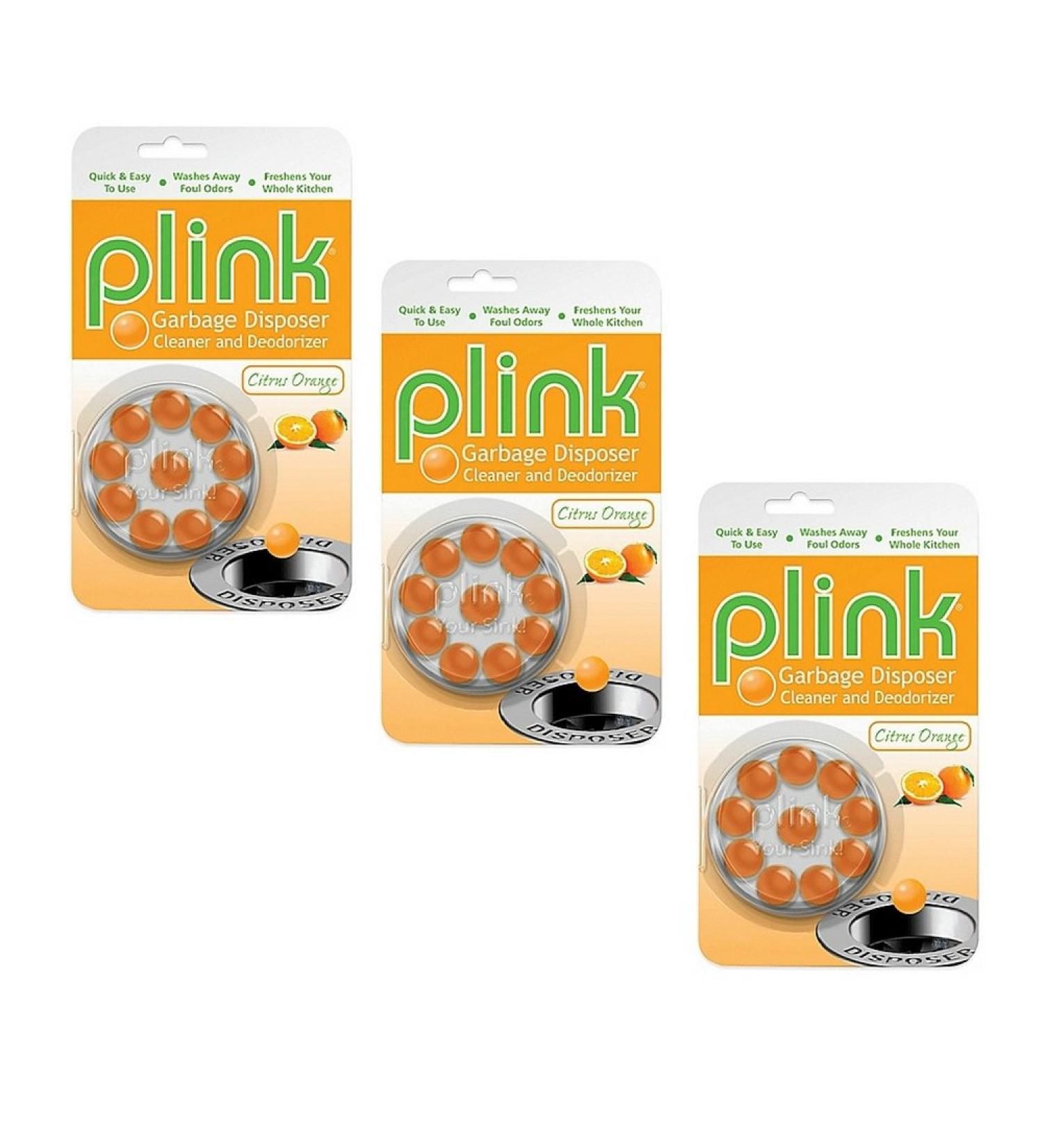 Plink Garbage Disposal Cleaner and Deodorizer in Citrus Orange (3)