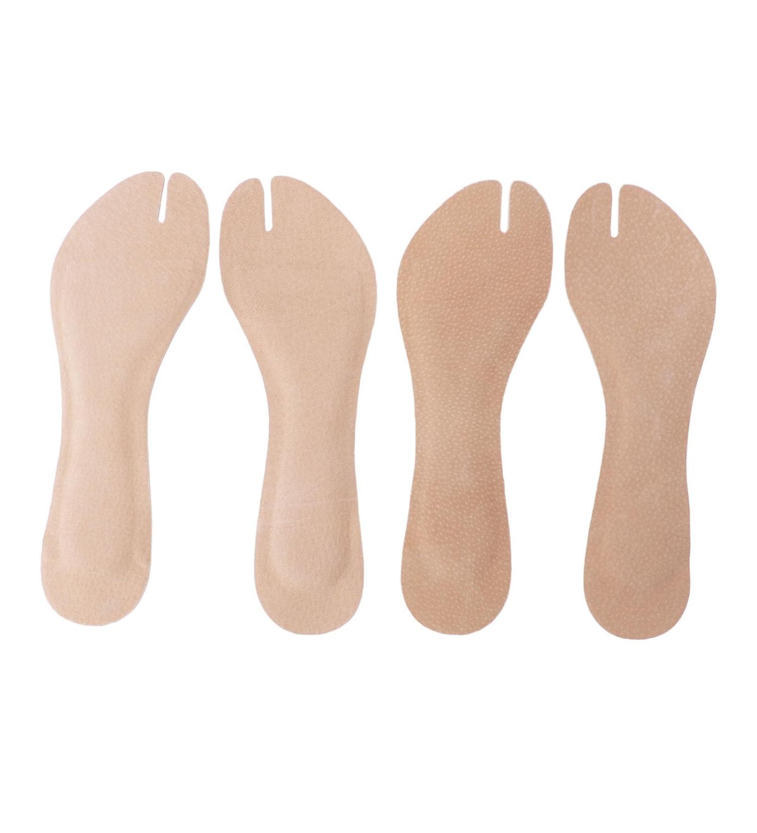 Flip Flop Cushion Insoles - Soft Shockproof PU Leather Adhesive Pads for Sandals & High Heels - 2 Pairs - Buy Online on GoSupps.com