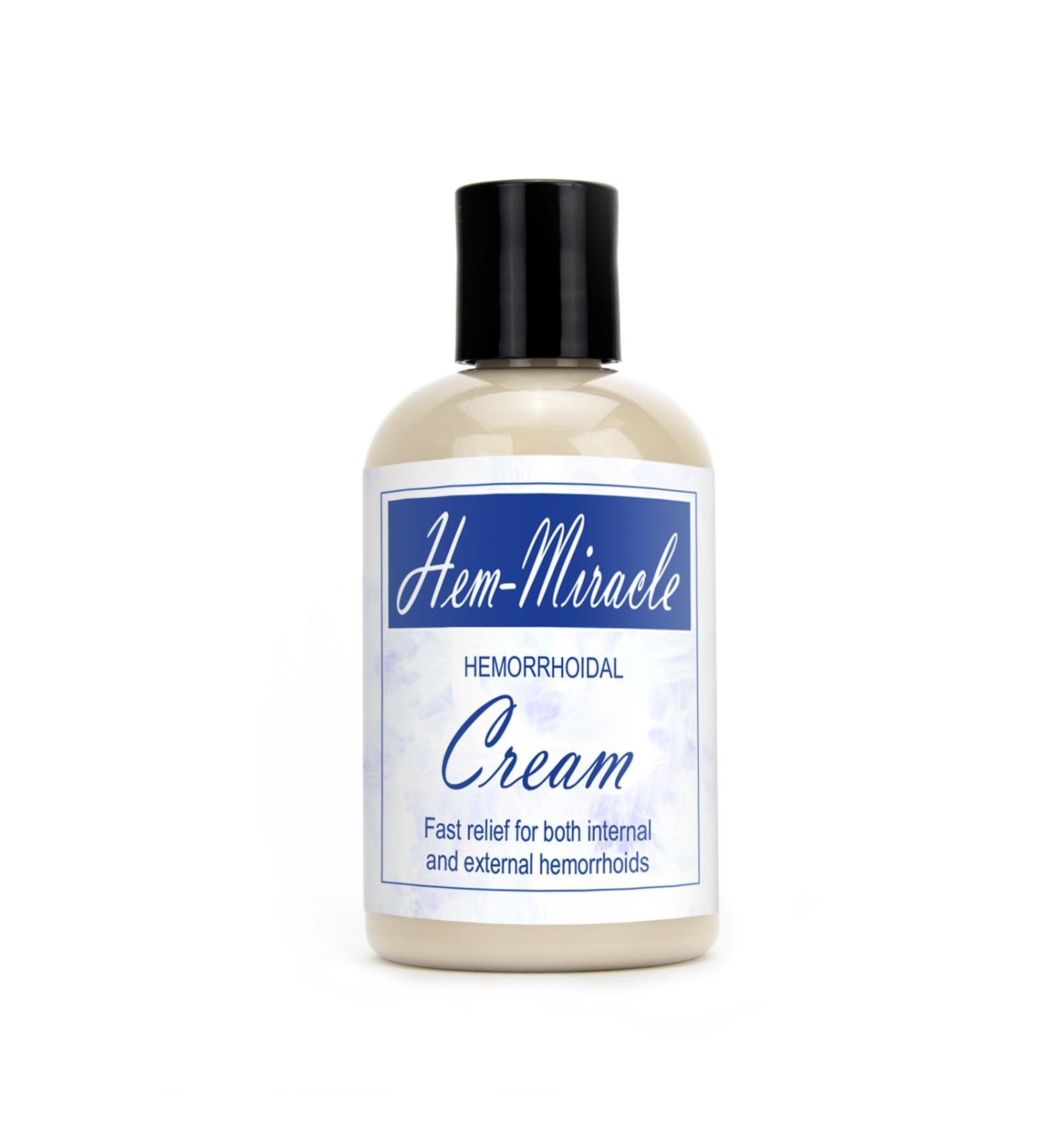 Western Herbal and Nutrition Hem-Miracle Cream - Natural Hemorrhoidal Treatment for Fast Relief | 4 oz Bottle | Internal & External Hemorrhoids - Buy Online on GoSupps.com