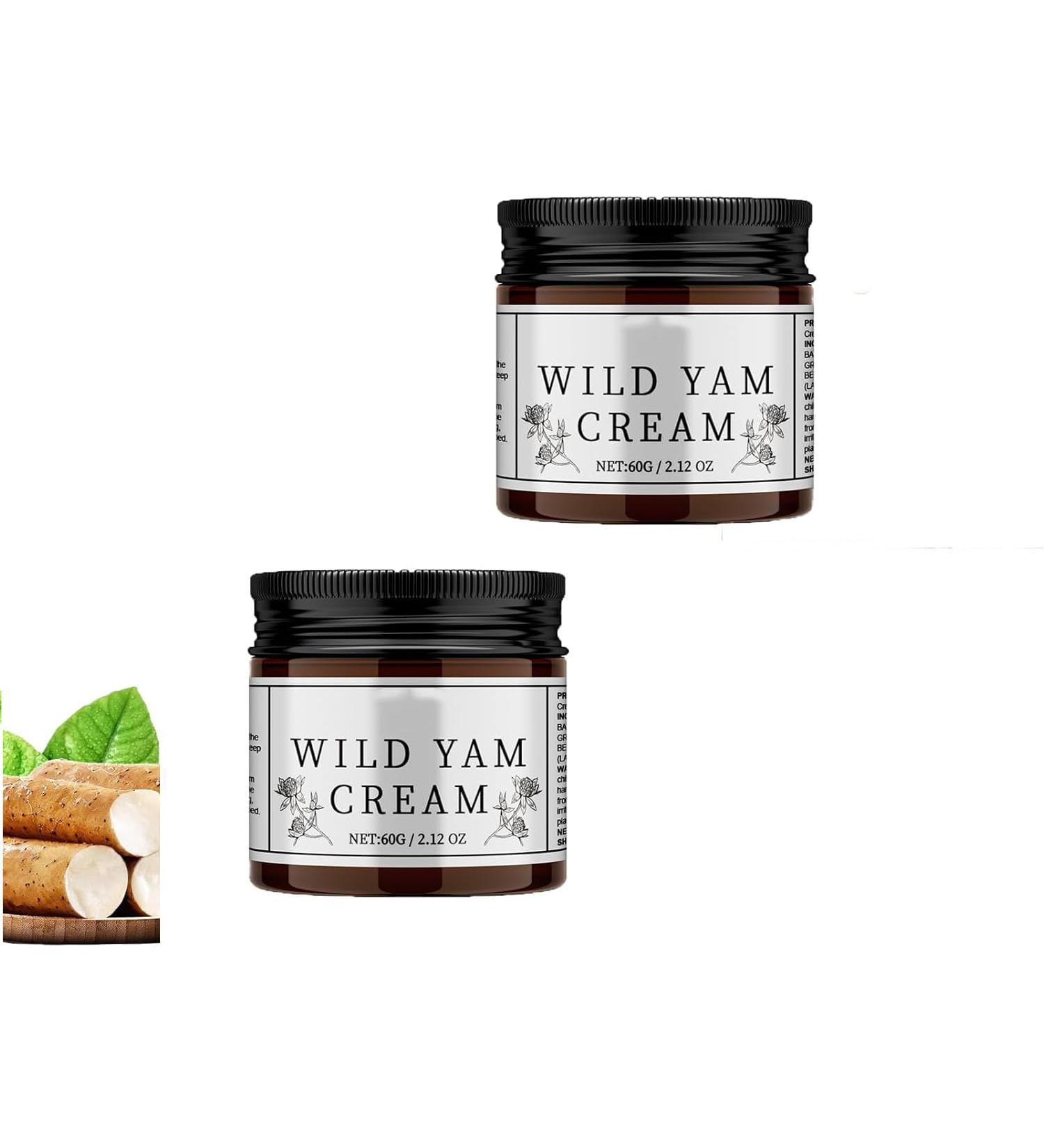 Organic Concentra Wild Yam Cream Organic Wild Yam Cream for Women Moisturizing Face Cream for Deeper Hydration for Men and Women (2 Pack) - Buy Online on GoSupps.com