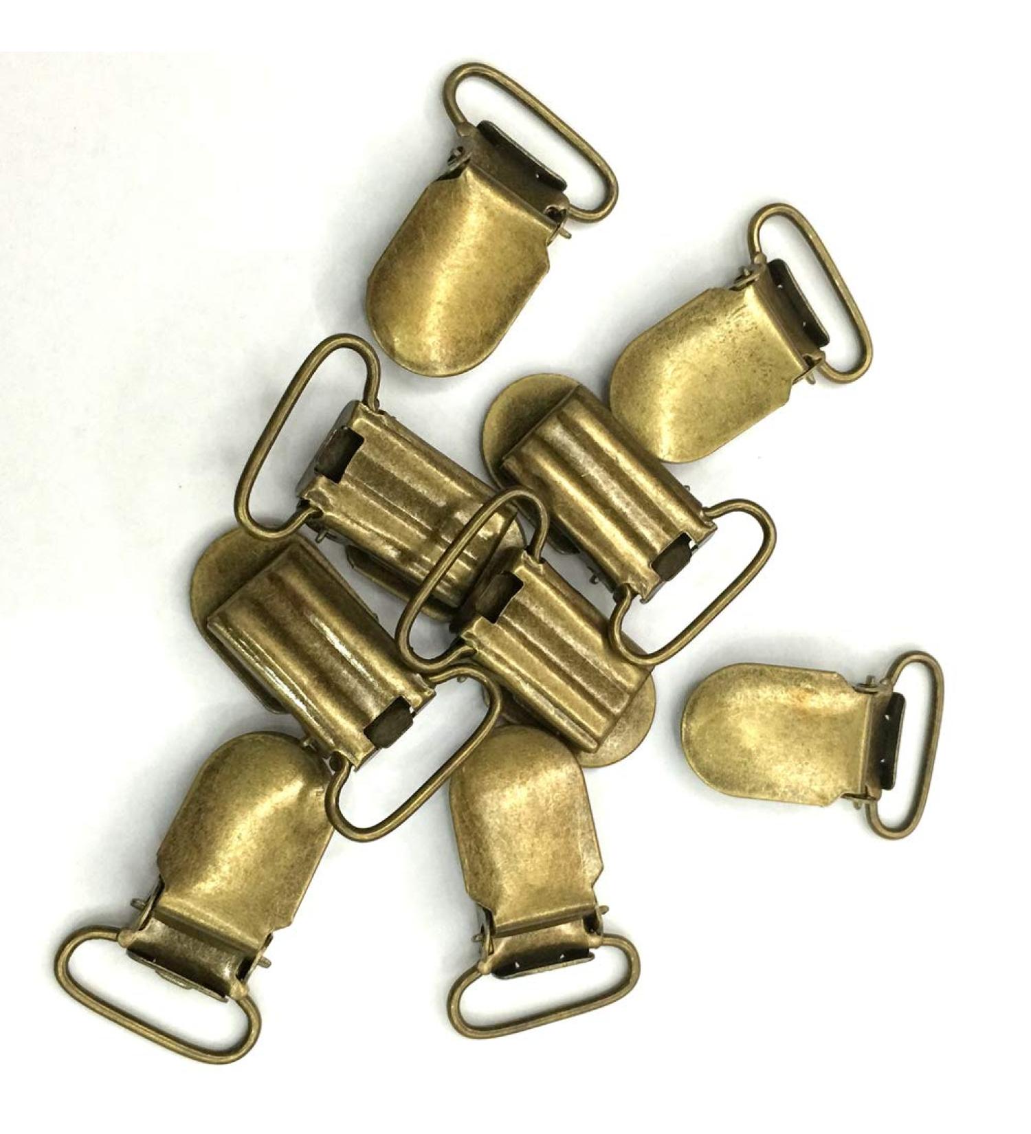 Good.news Pacifier Suspender Straps Clips - 20 Pcs Pacifier Holders & Toy Bib - 20mm Bronze - Buy Online on GoSupps.com