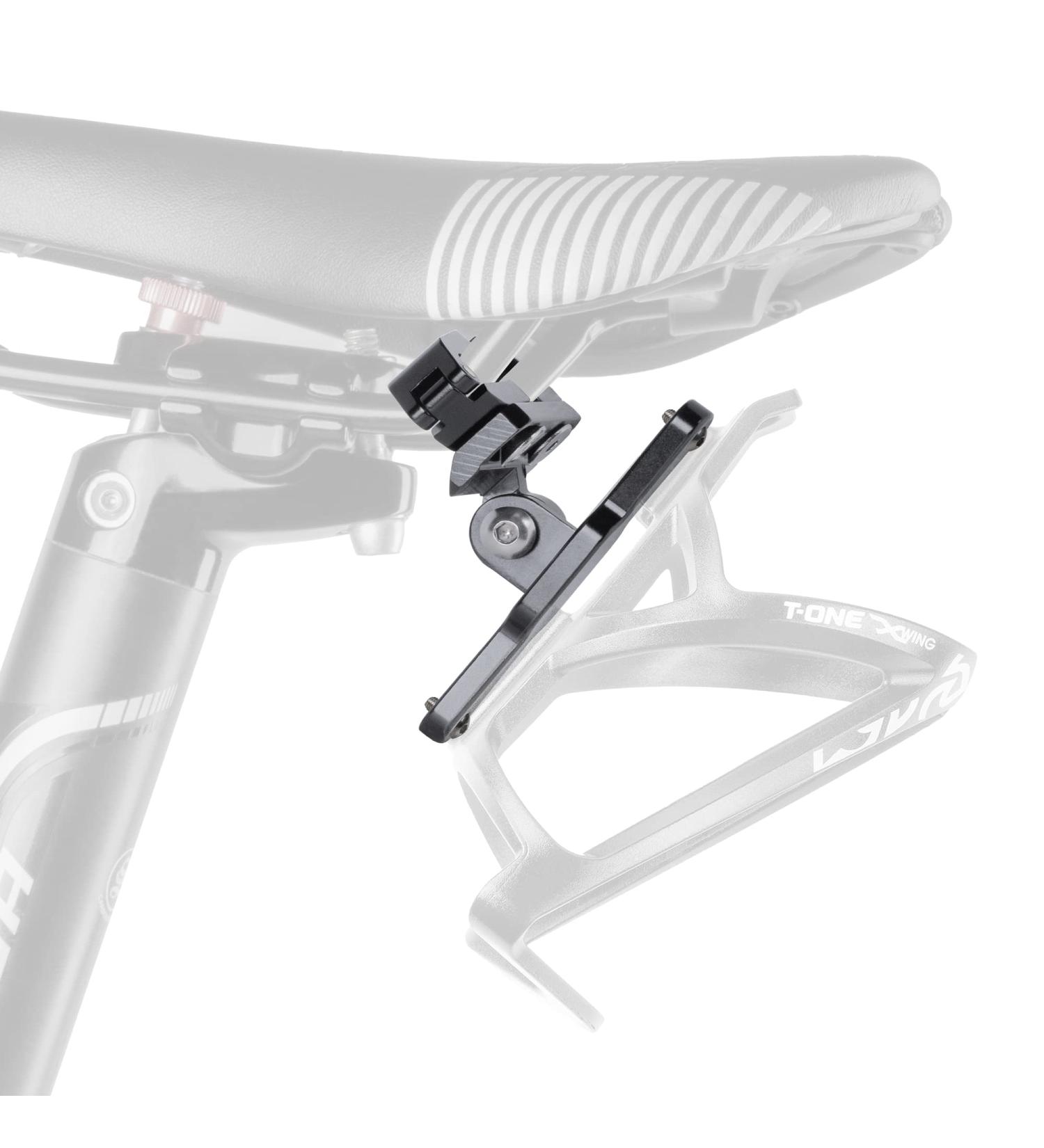 CyclingDeal Saddle Rail Mount Bottle Cage Adapter - Adjustable Angle Aluminum Alloy Holder for Road Bikes - Buy Online on GoSupps.com