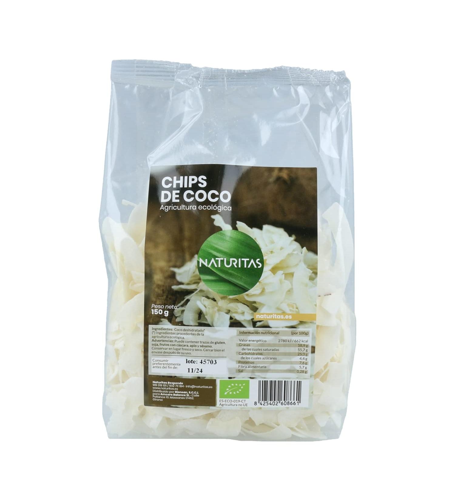 Naturitas Coconut Chips 150g Eco Naturitas | Vegano | Ideal Baking & Breakfast