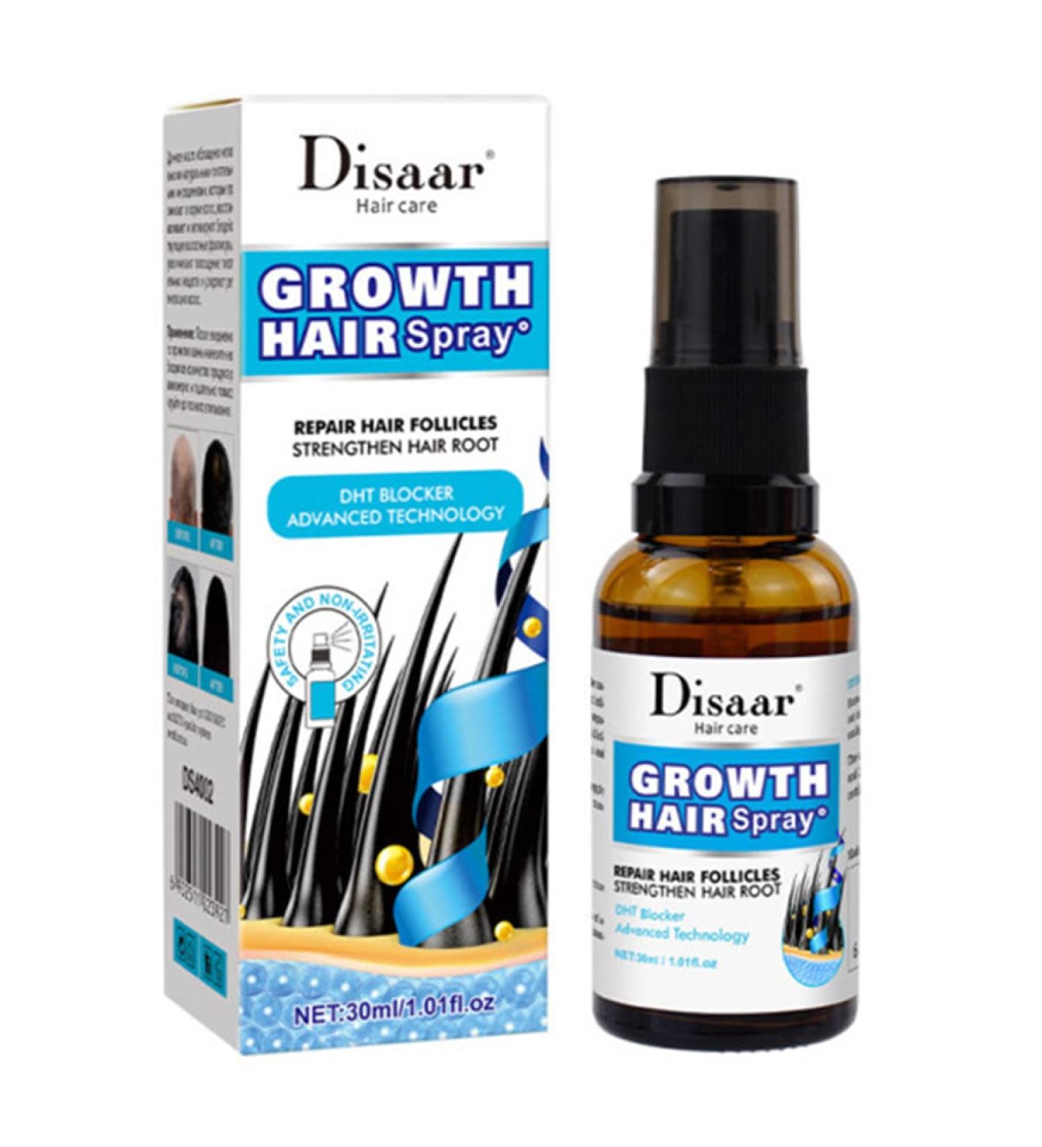 Growth Hair Oil Spray - Repair Follicles & Strengthen Roots | DHT Blocker | Nourishing 30ml - Buy Online on GoSupps.com