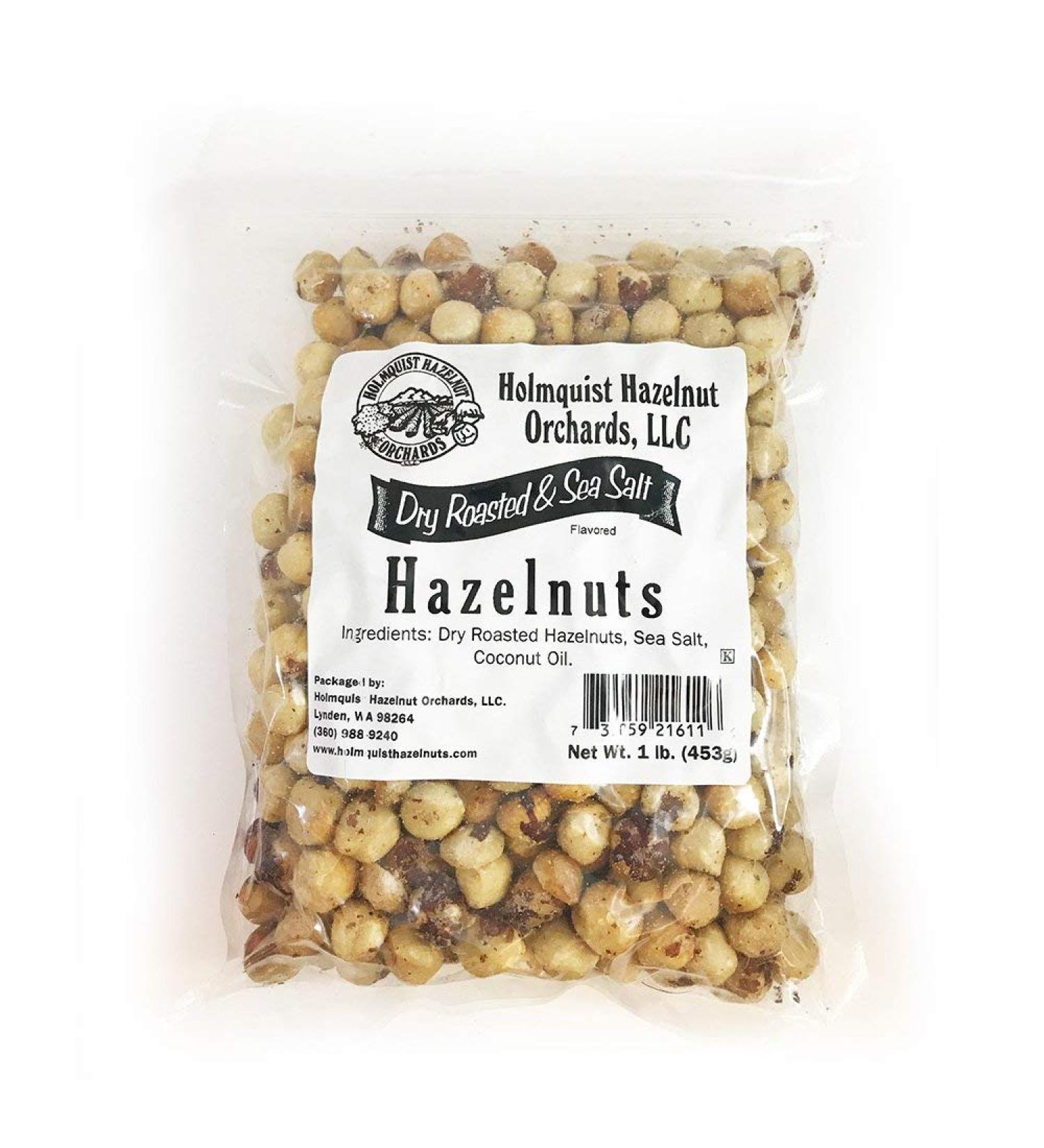 Holmquist Dry Roasted Hazelnuts with Sea Salt | Heart Healthy | Gluten Free | Kosher | Resealable Bag | Keto-Friendly | 1 lb - Buy Online on GoSupps.com