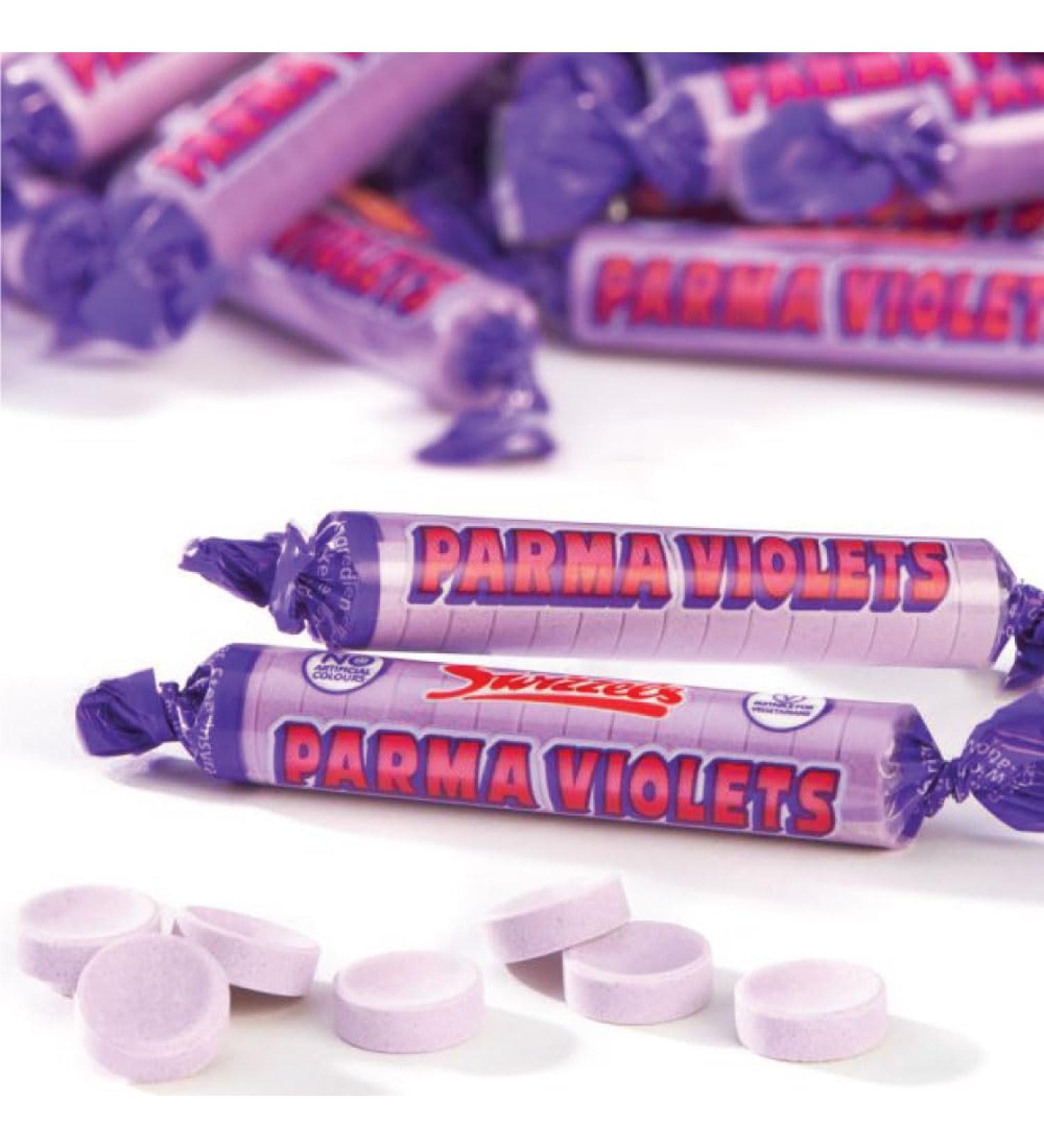 Swizzels Giant Parma Violets sweets- 12 pcs. Delicately Perfumed Hard Candy