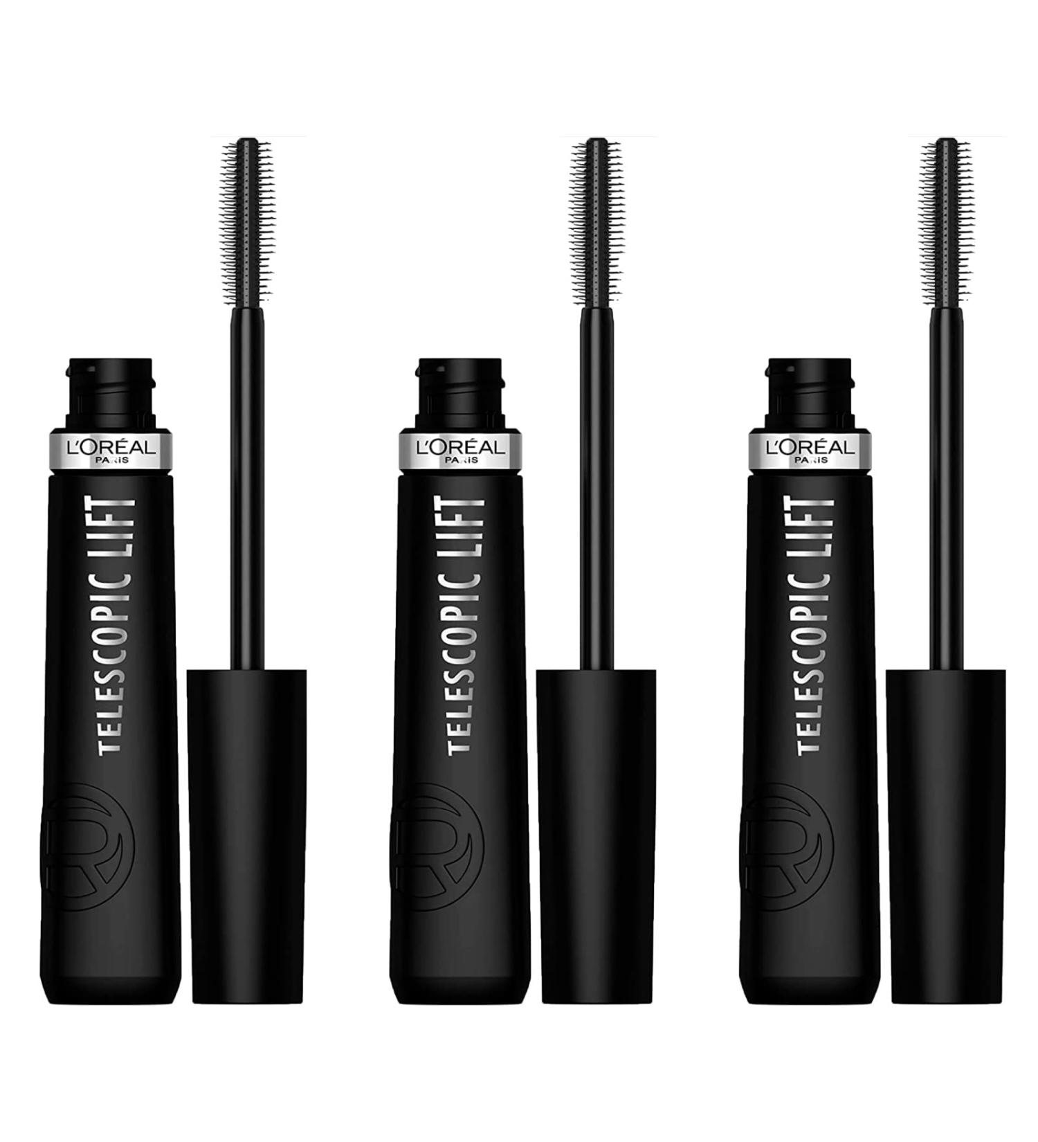  L'Oreal Paris L'Or al Paris Telescopic Lift Stretch Volumizing Mascara Vegan Formula with Ceramide Complex Light Texture Against Lumps or Deburrs for All Types of Lashes Black - 3 - Buy Online on GoSupps.com