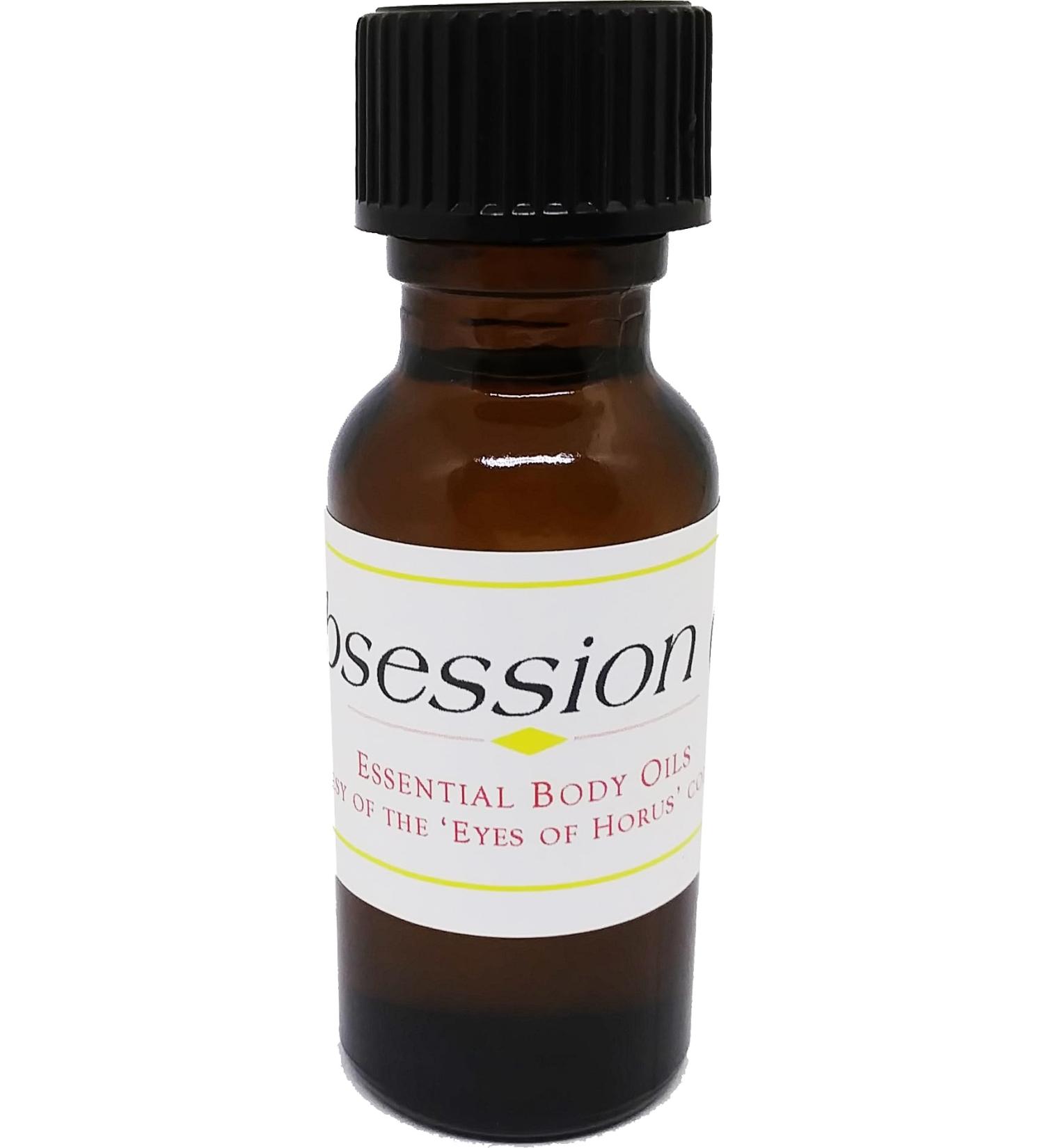 Obsession - Type For Women Scented Body Oil Fragrance Regular Cap - Light Gold - 1/2 oz. - ID#36371 0.5 Fl Oz (Pack of 1)